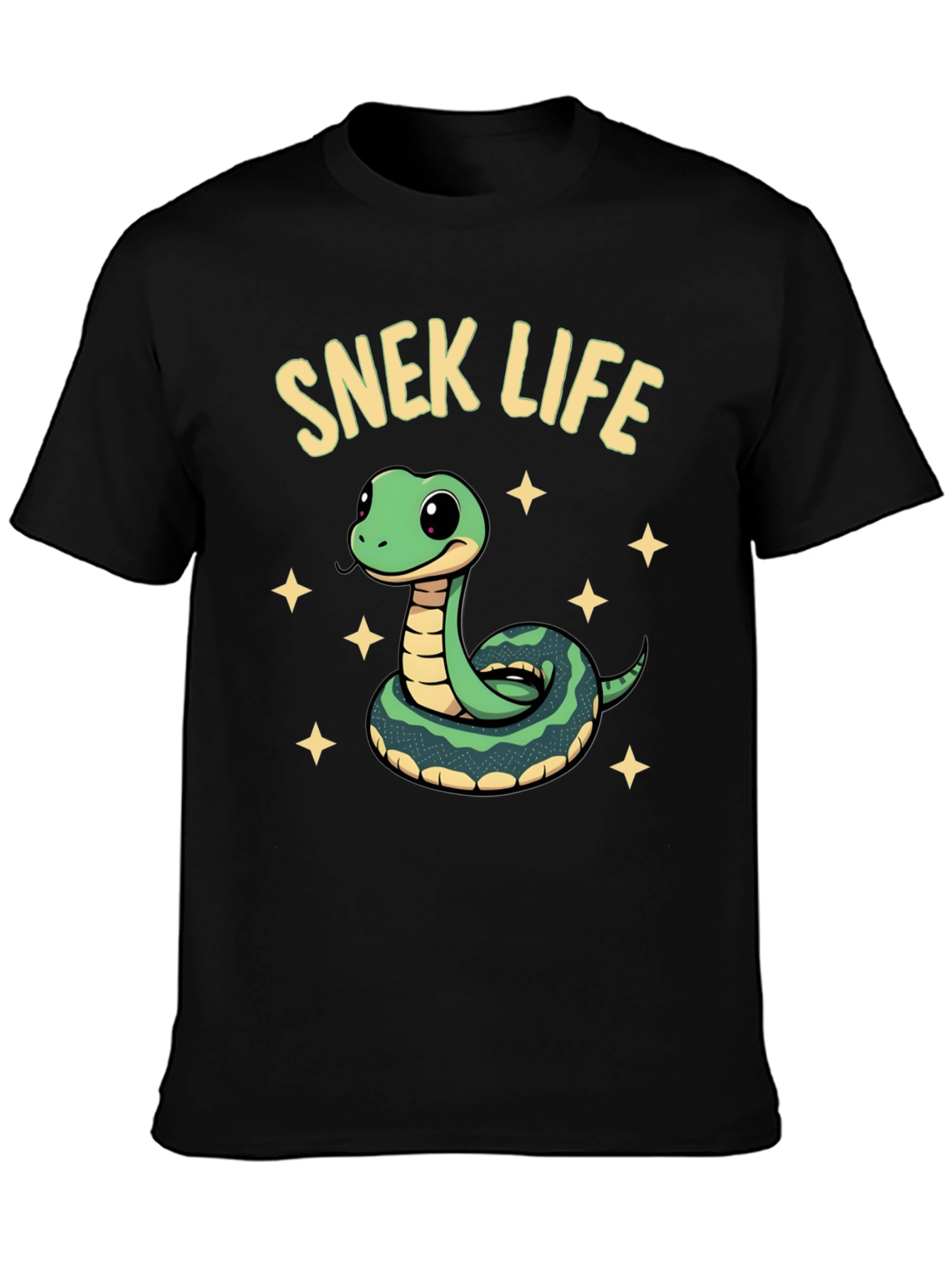 Snek Life T-Shirt - Cute Snake Cartoon Tee
