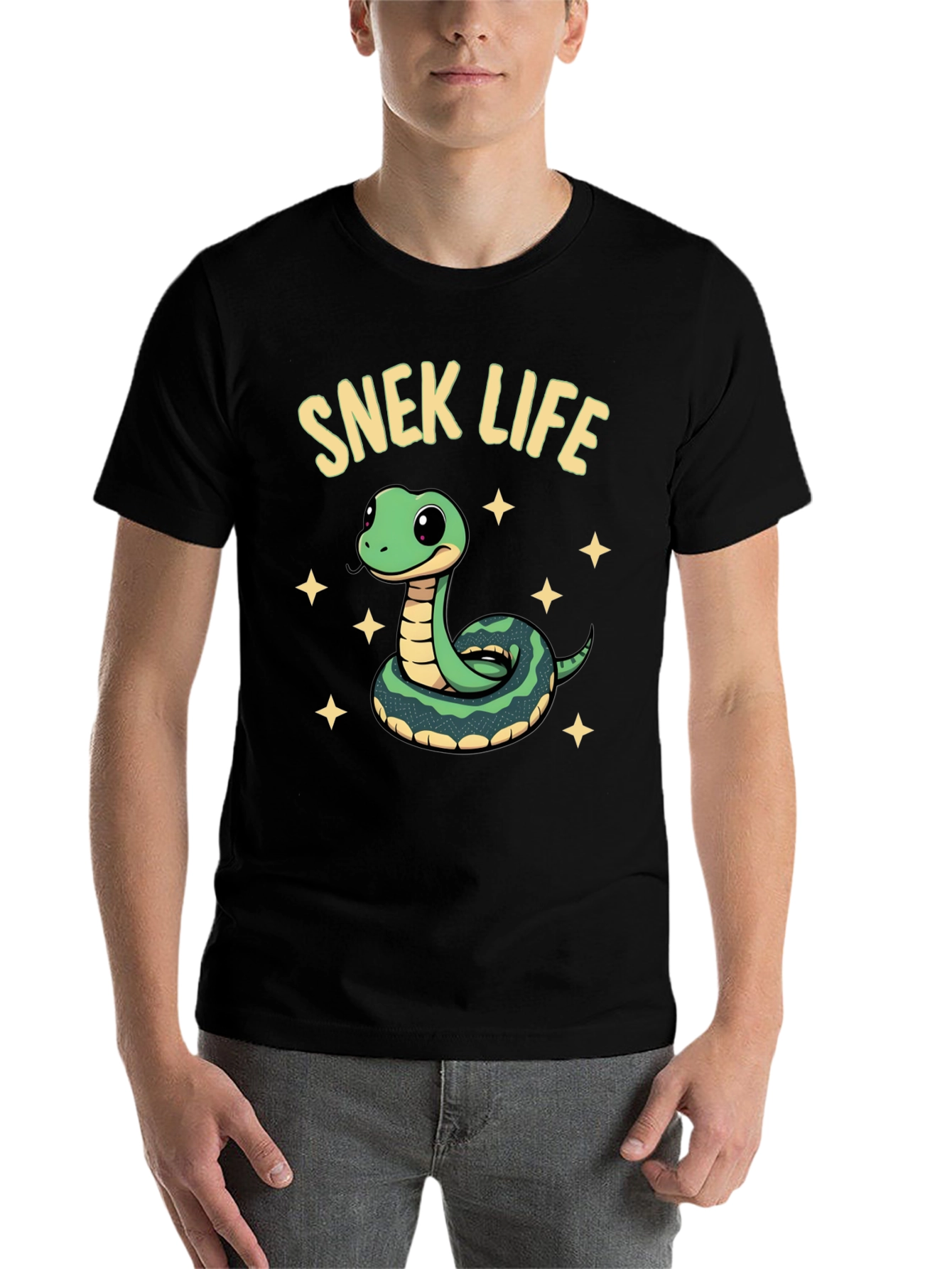 Snek Life T-Shirt - Cute Snake Cartoon Tee