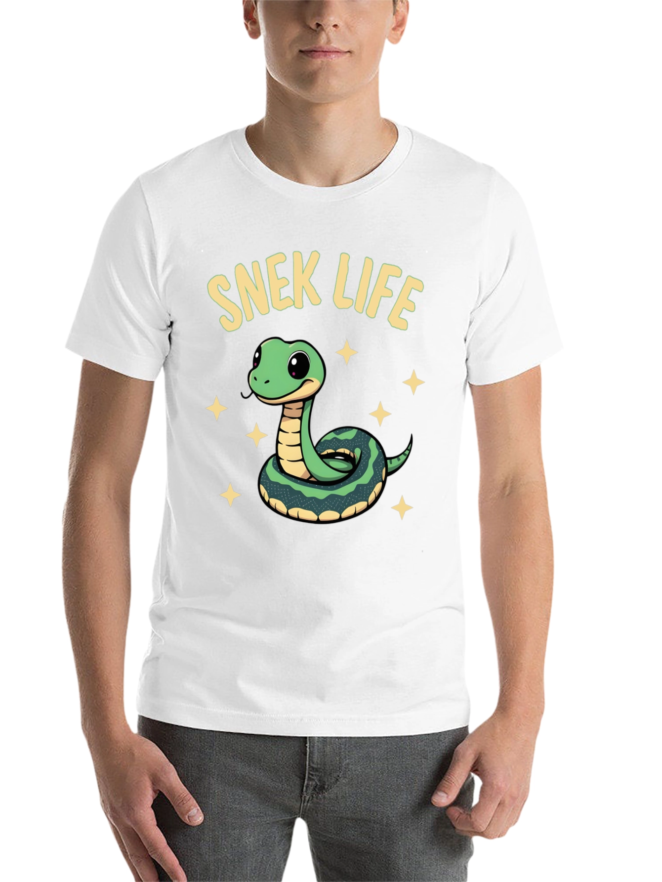 Snek Life T-Shirt - Cute Snake Cartoon Tee