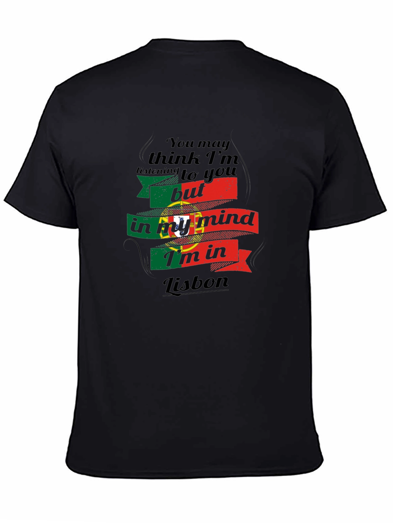 Lisbon Mind T-Shirt - Portugal Flag Design