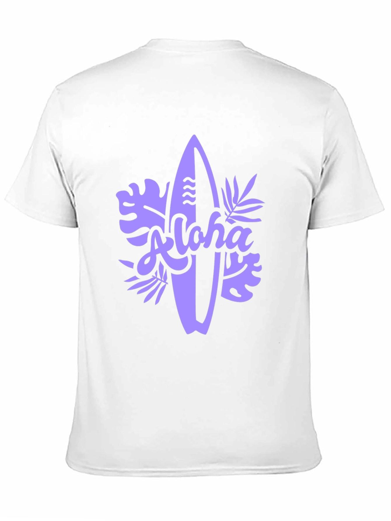 Aloha Surfboard Graphic Tee - Black Casual T-Shirt
