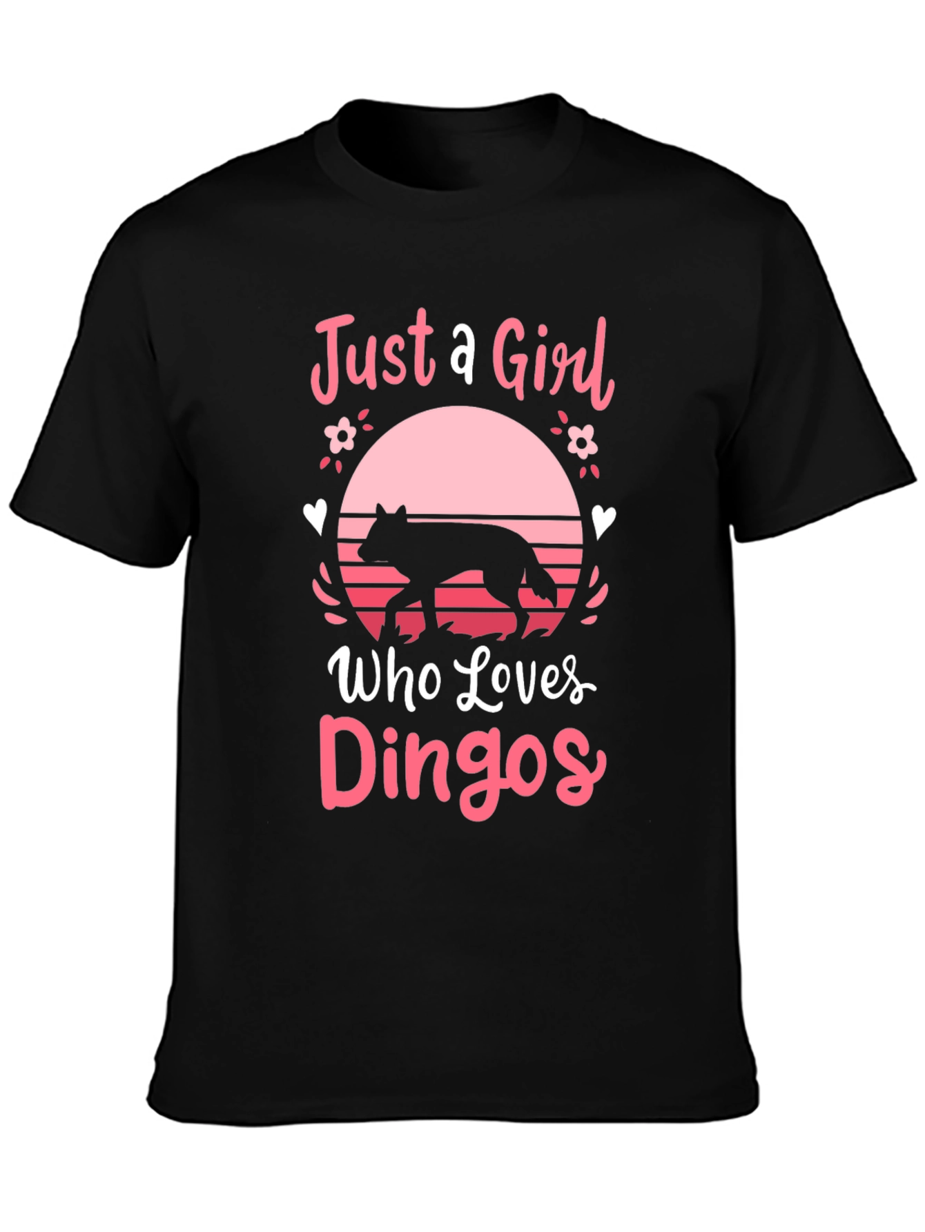 Just A Girl Who Loves Dingos Graphic T-Shirt