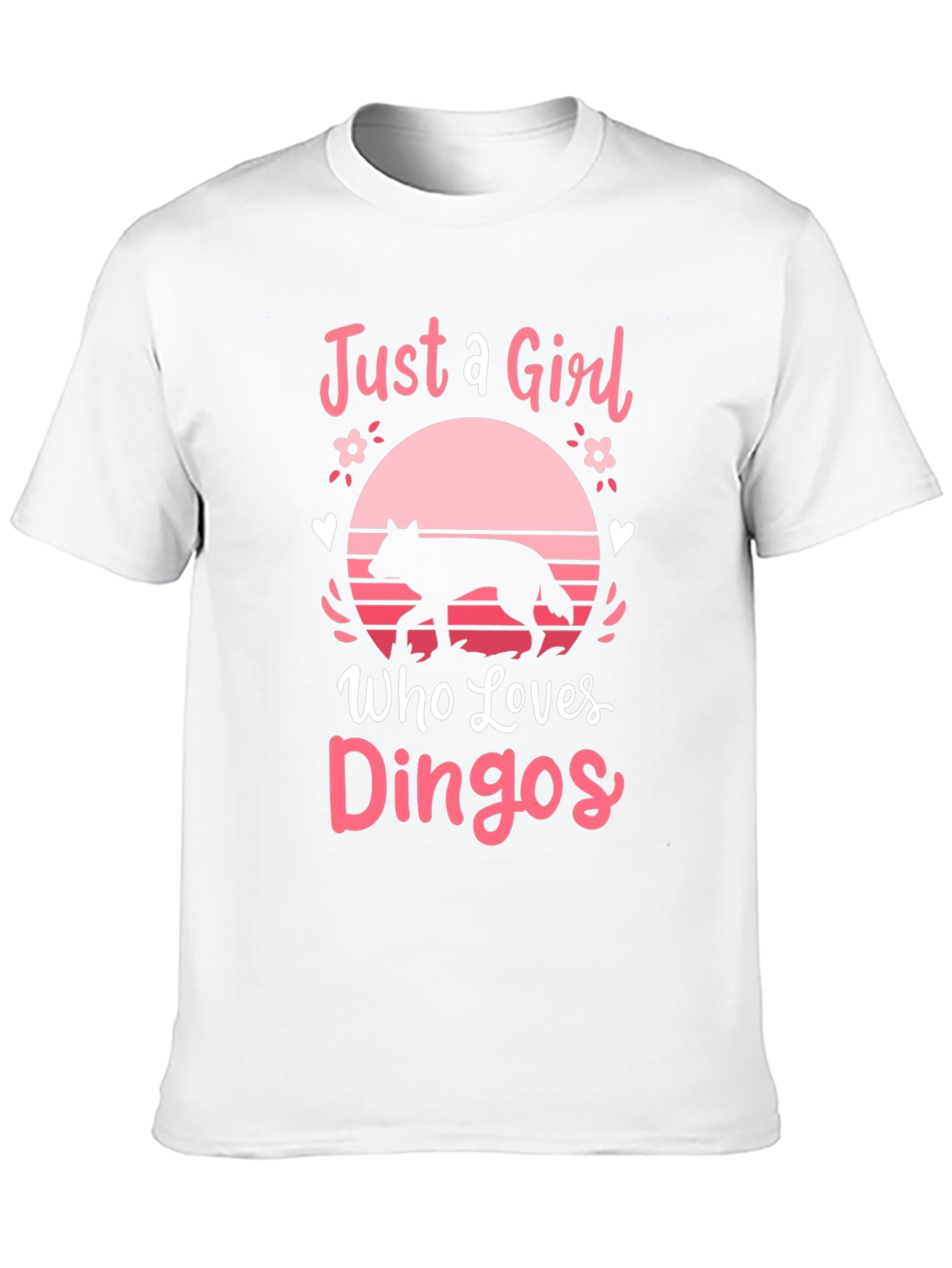 Just A Girl Who Loves Dingos Graphic T-Shirt