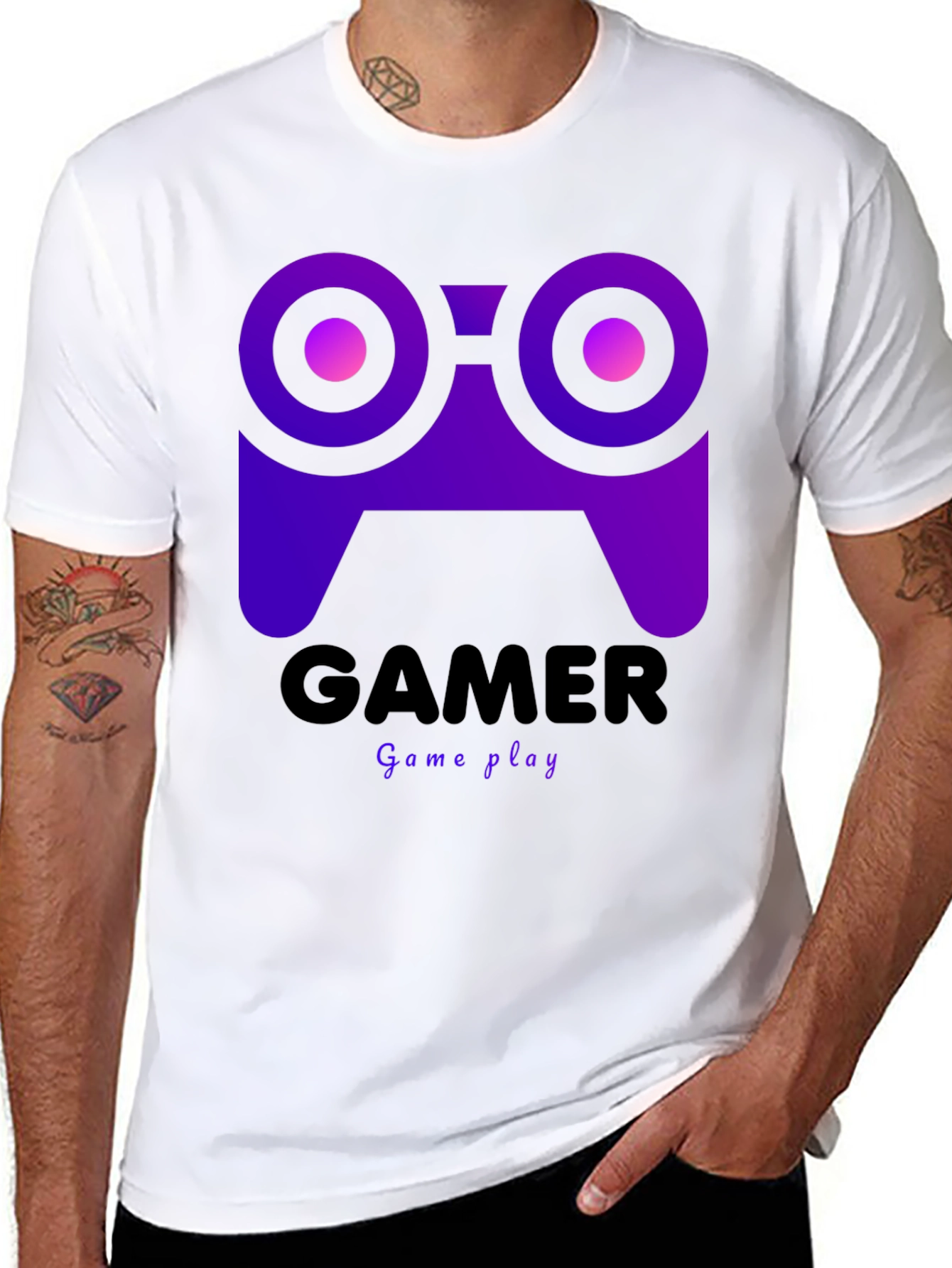Gamer Graphic Tee - Game Play Design