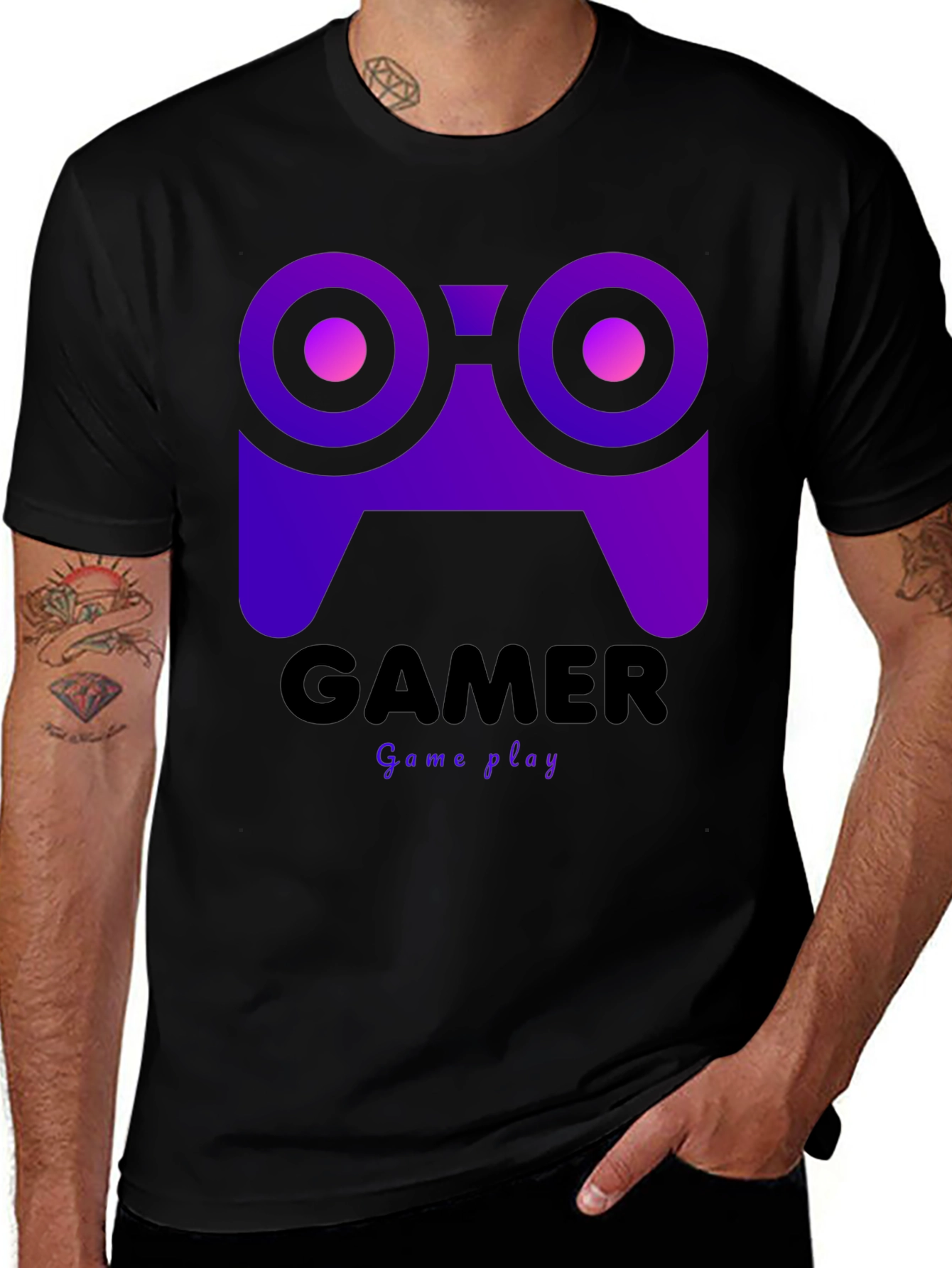 Gamer Graphic Tee - Game Play Design