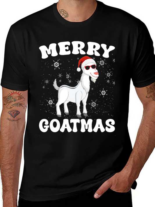 Merry Goatmas Christmas T-Shirt