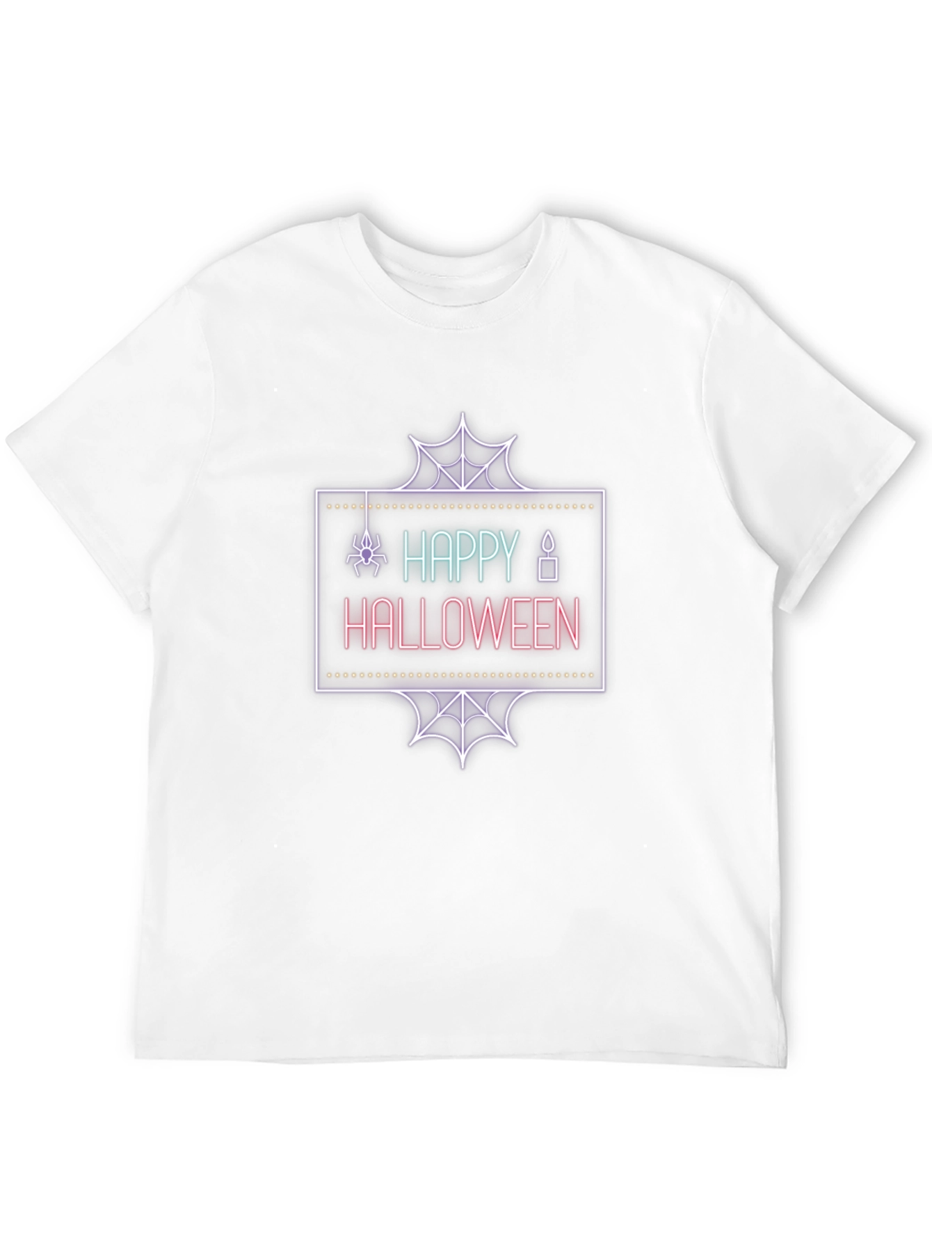 Happy Halloween Neon Graphic T-Shirt