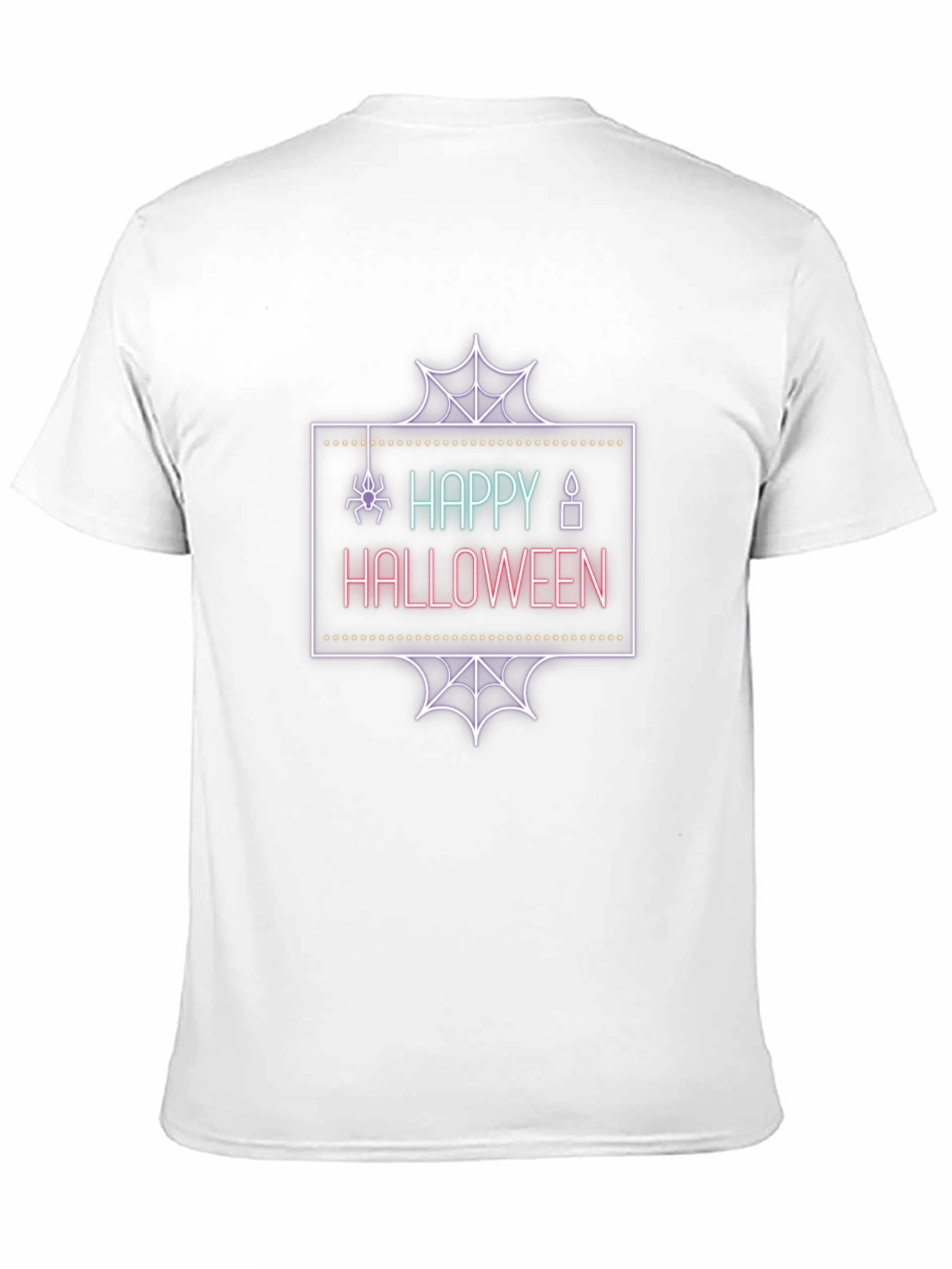 Happy Halloween Neon Graphic T-Shirt