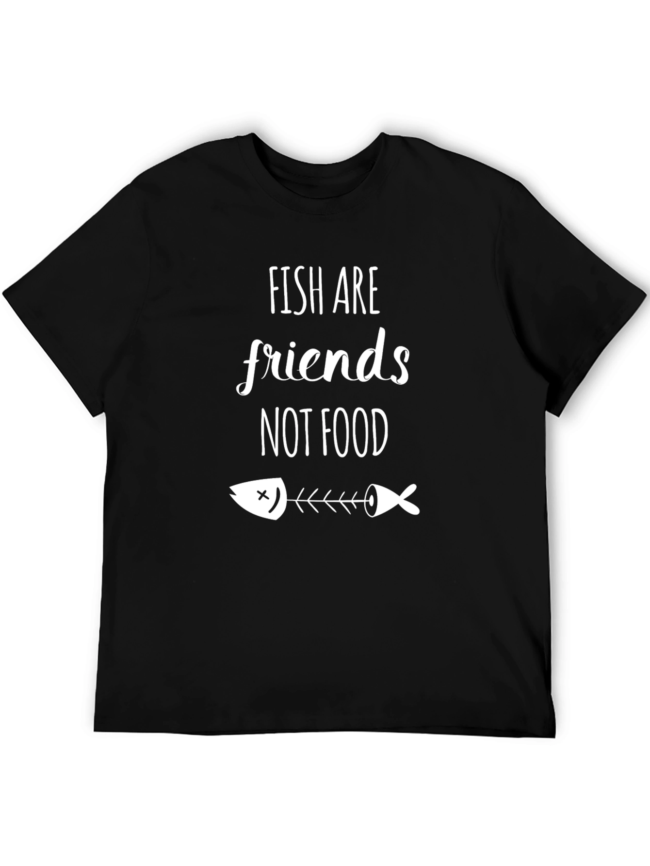 Fish Are Friends Graphic Tee - Vegan Statement Shirt