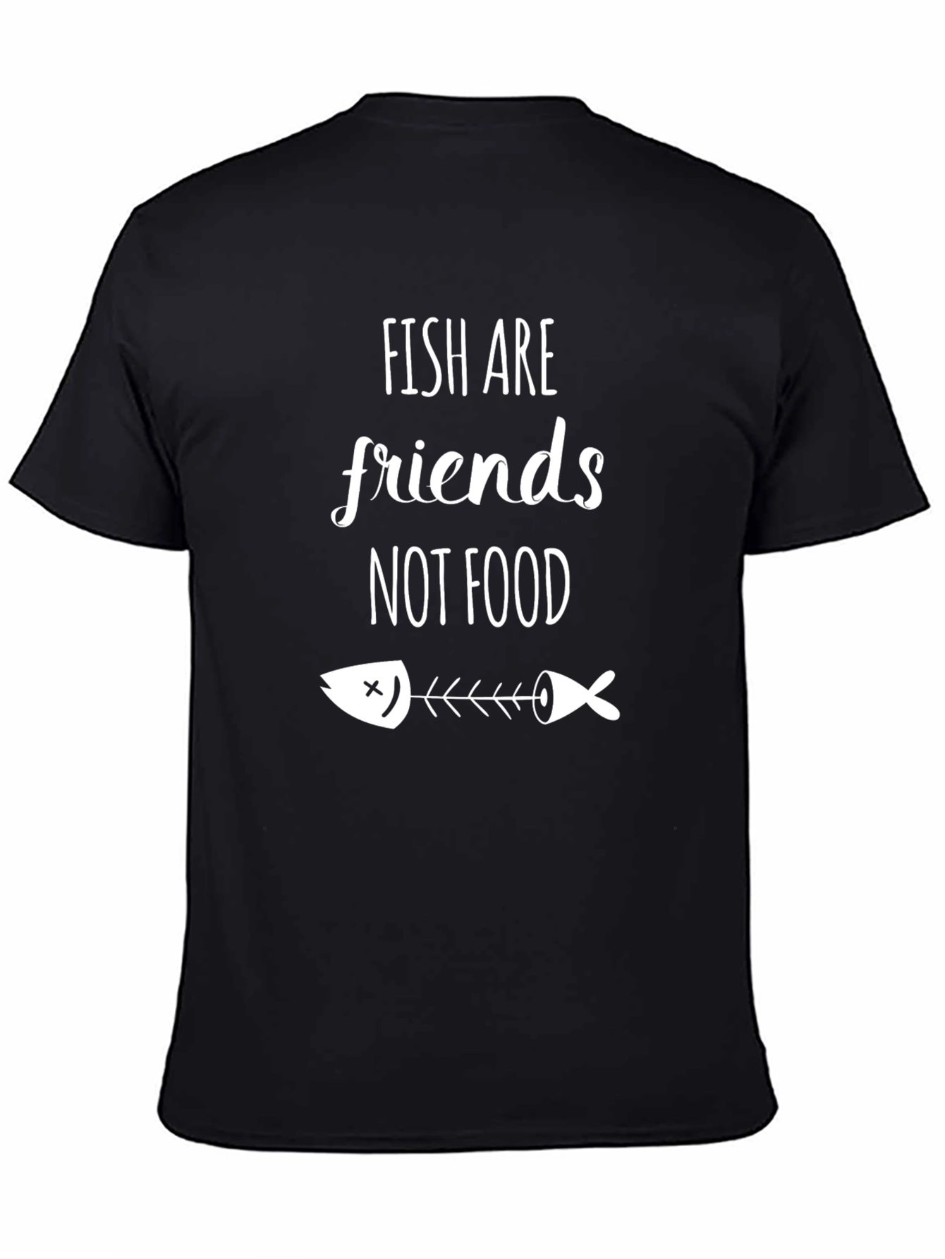 Fish Are Friends Graphic Tee - Vegan Statement Shirt