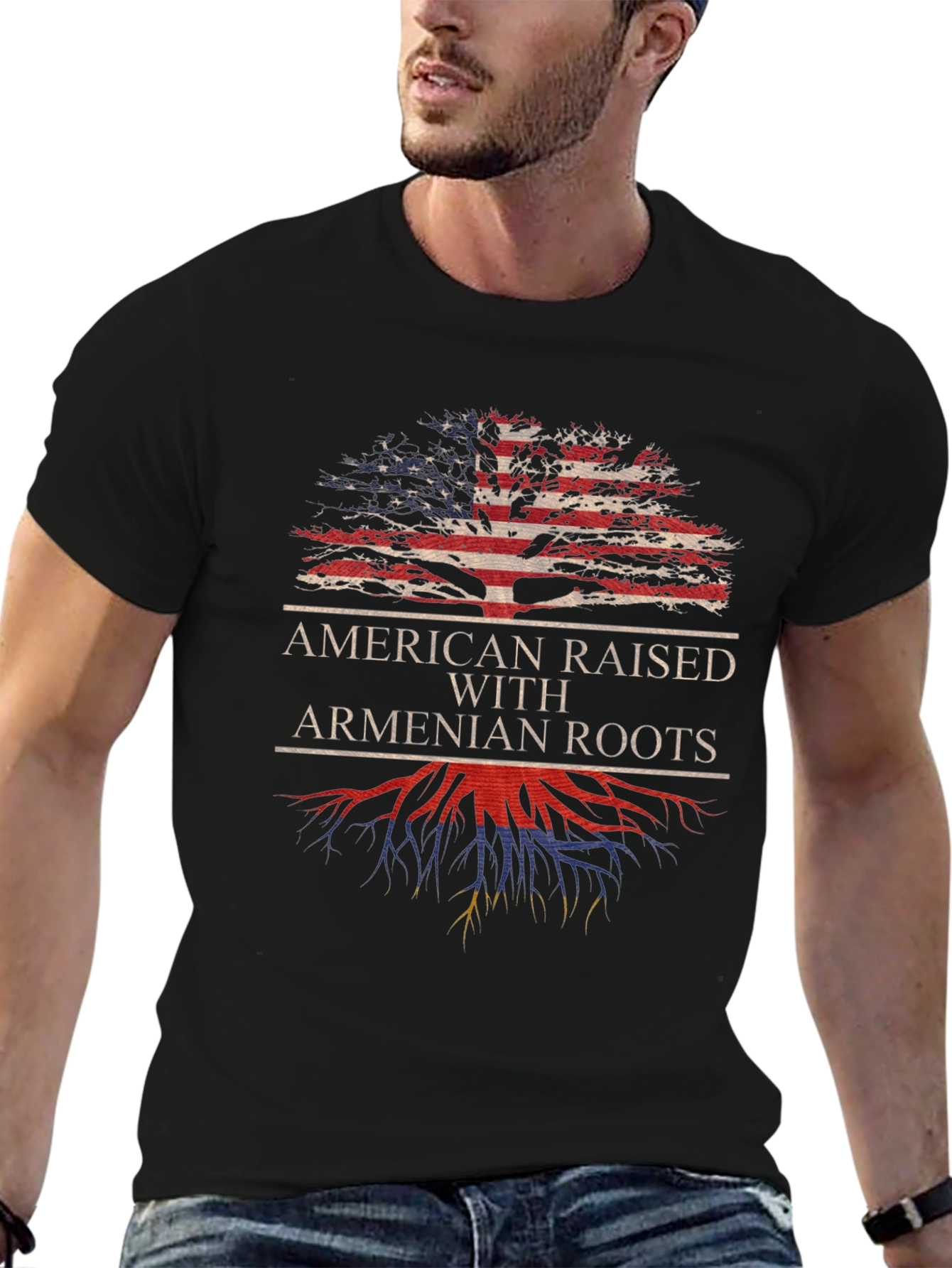 American Raised with Armenian Roots T-Shirt