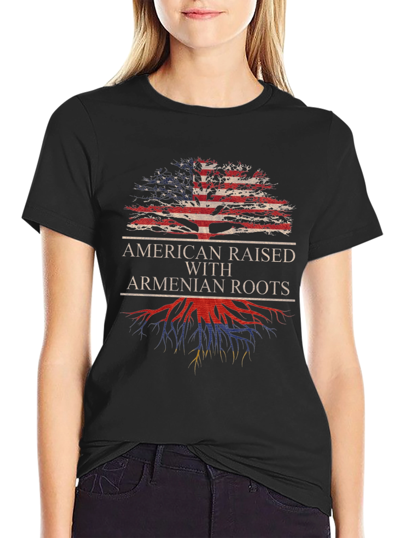 American Raised with Armenian Roots T-Shirt
