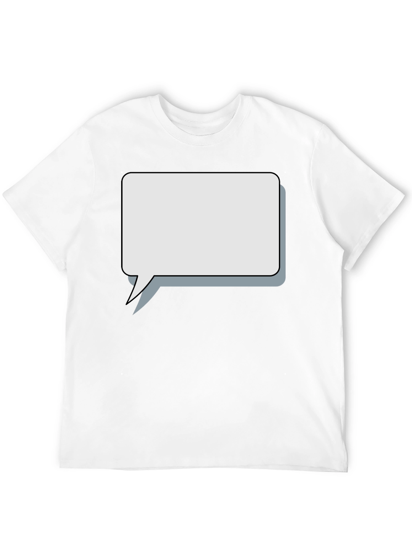 Blank Speech Bubble Graphic Tee
