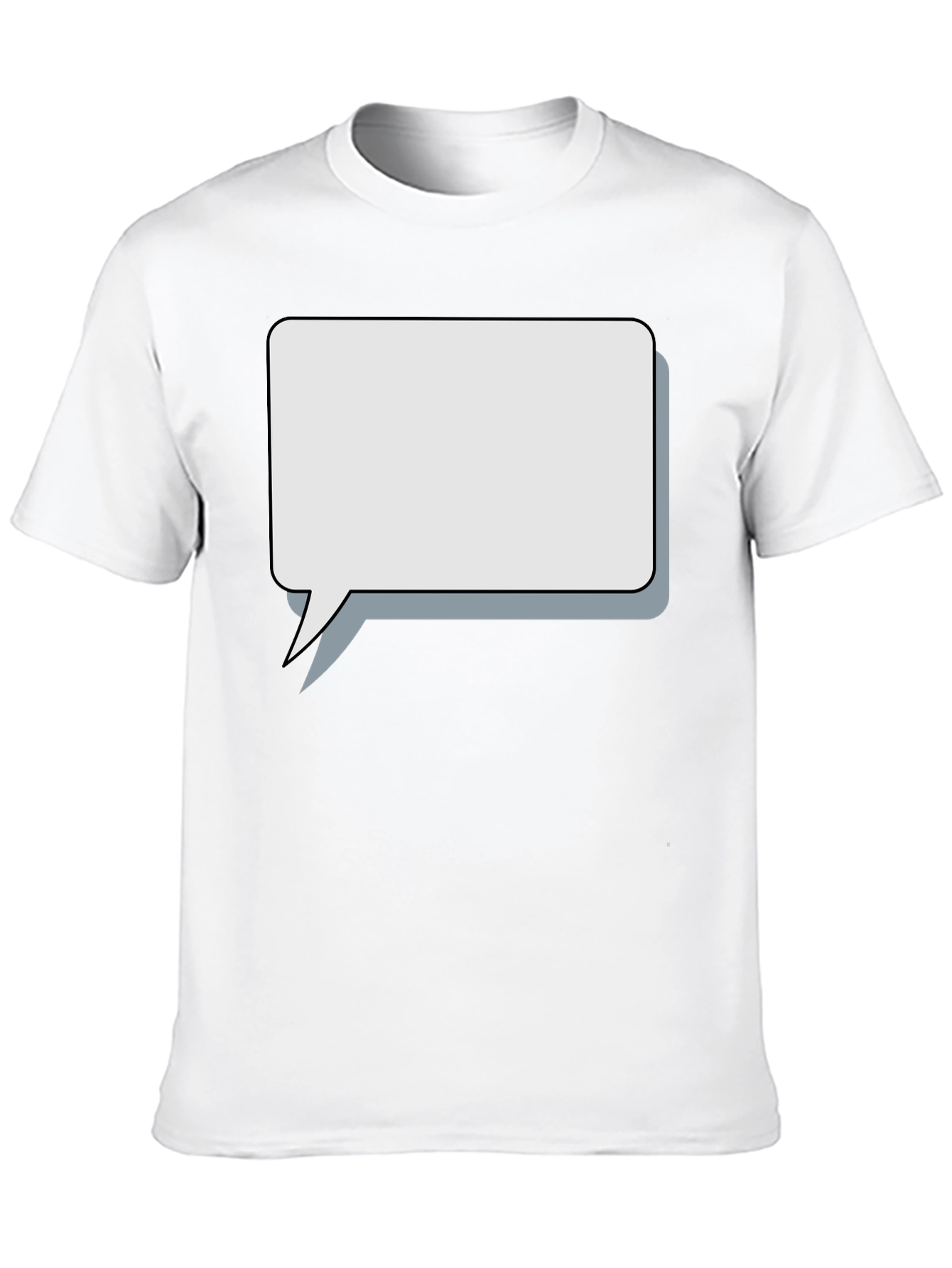 Blank Speech Bubble Graphic Tee