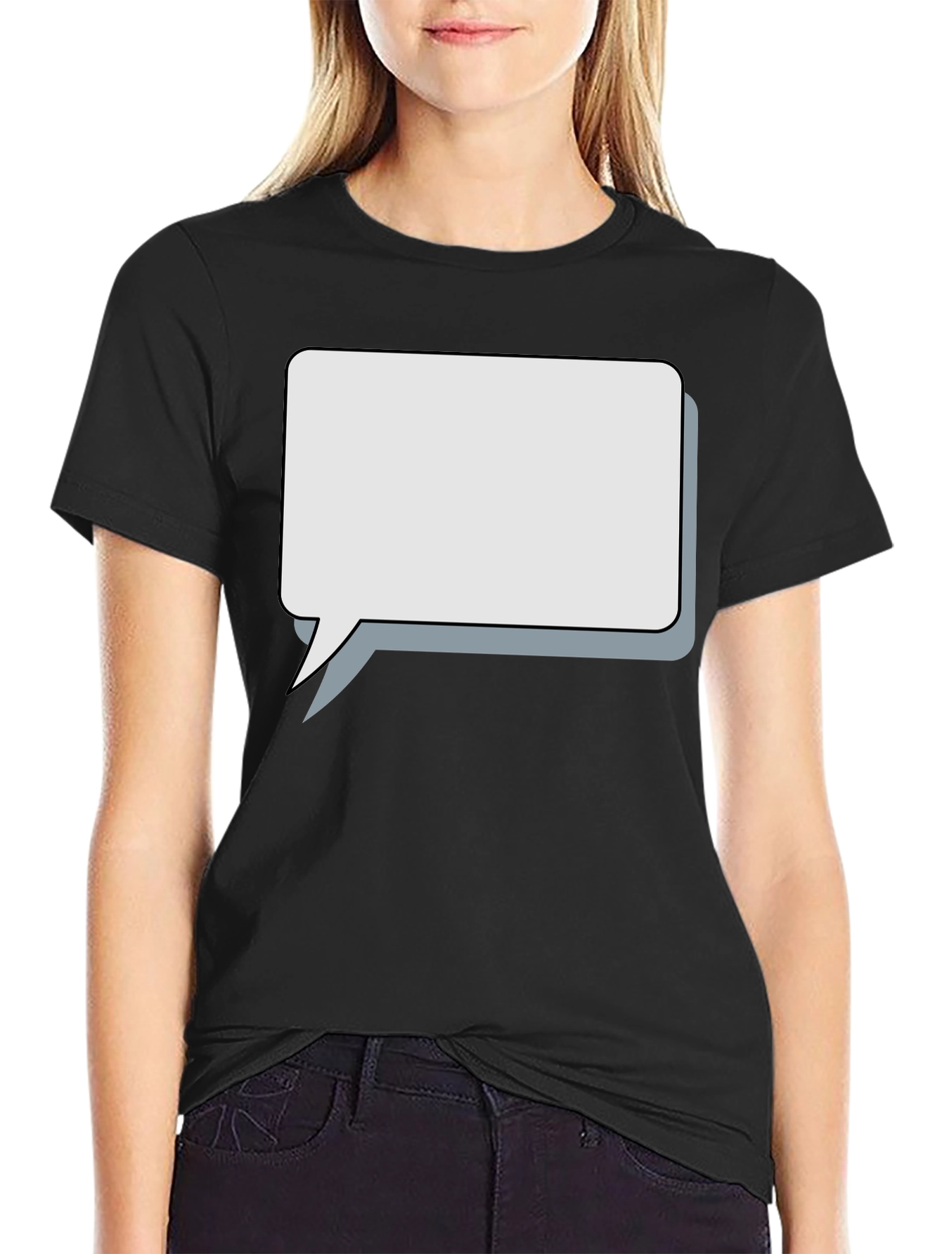 Blank Speech Bubble Graphic Tee