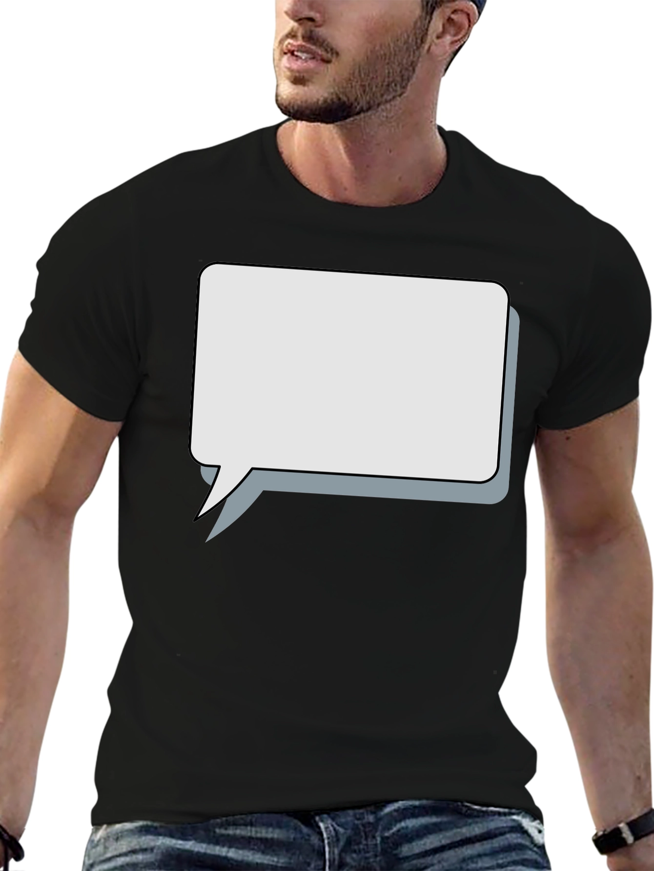 Blank Speech Bubble Graphic Tee