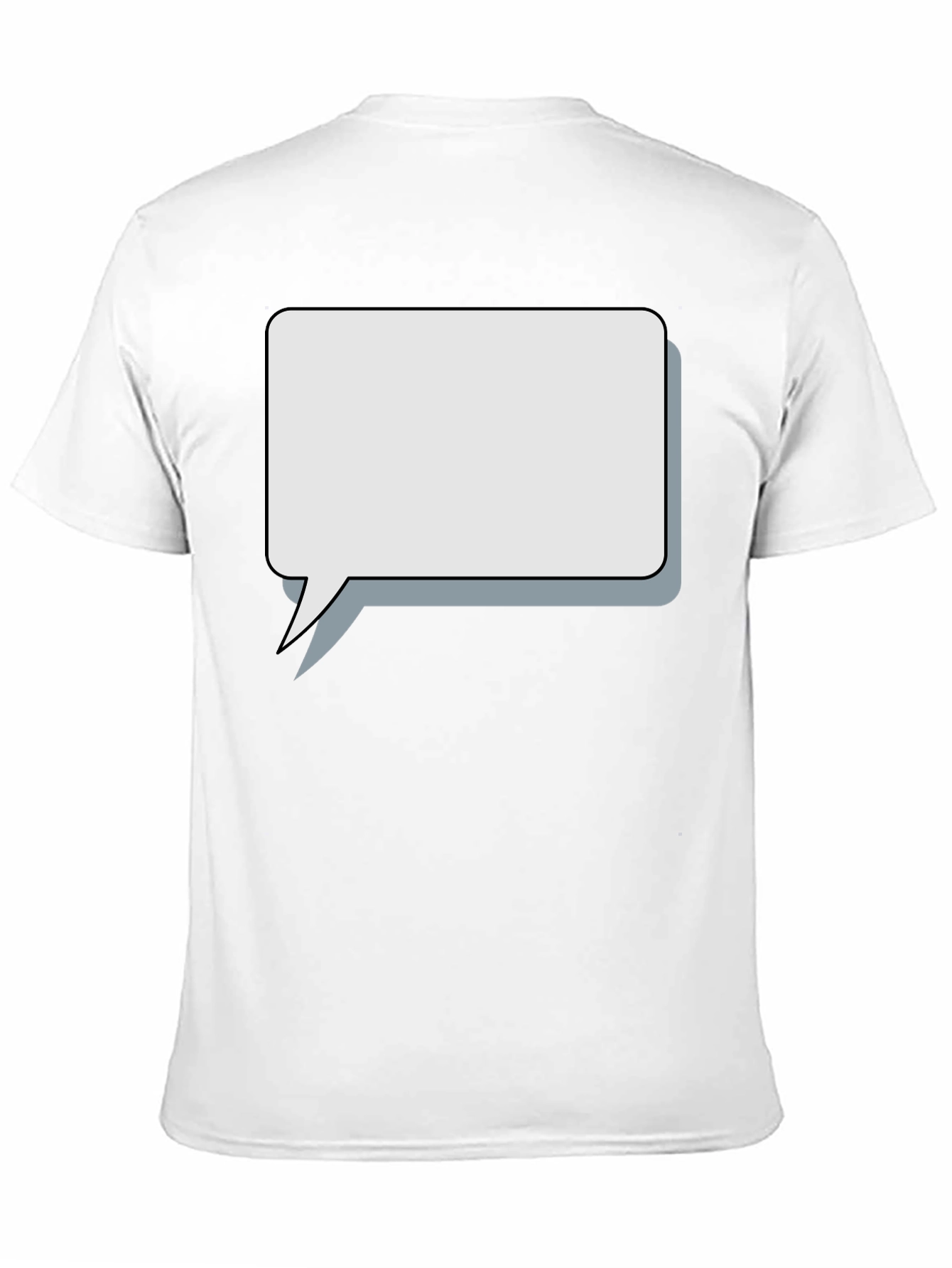 Blank Speech Bubble Graphic Tee