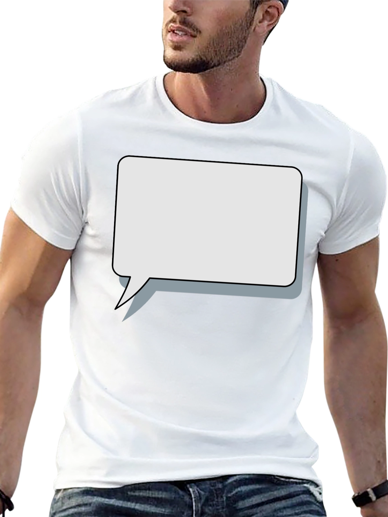 Blank Speech Bubble Graphic Tee