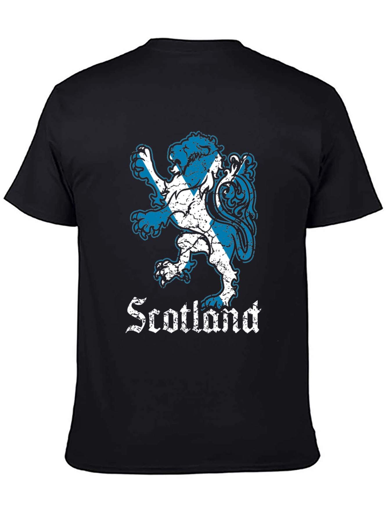 Scottish Lion Rampant T-Shirt - Black