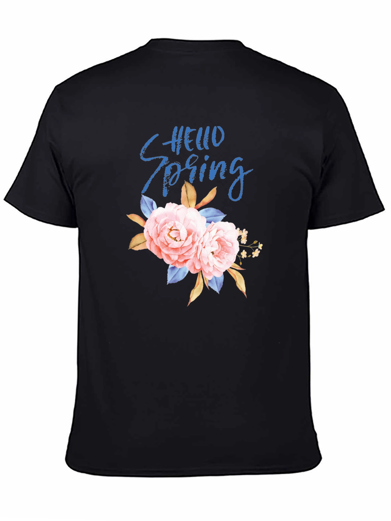 Hello Spring Floral Graphic Tee