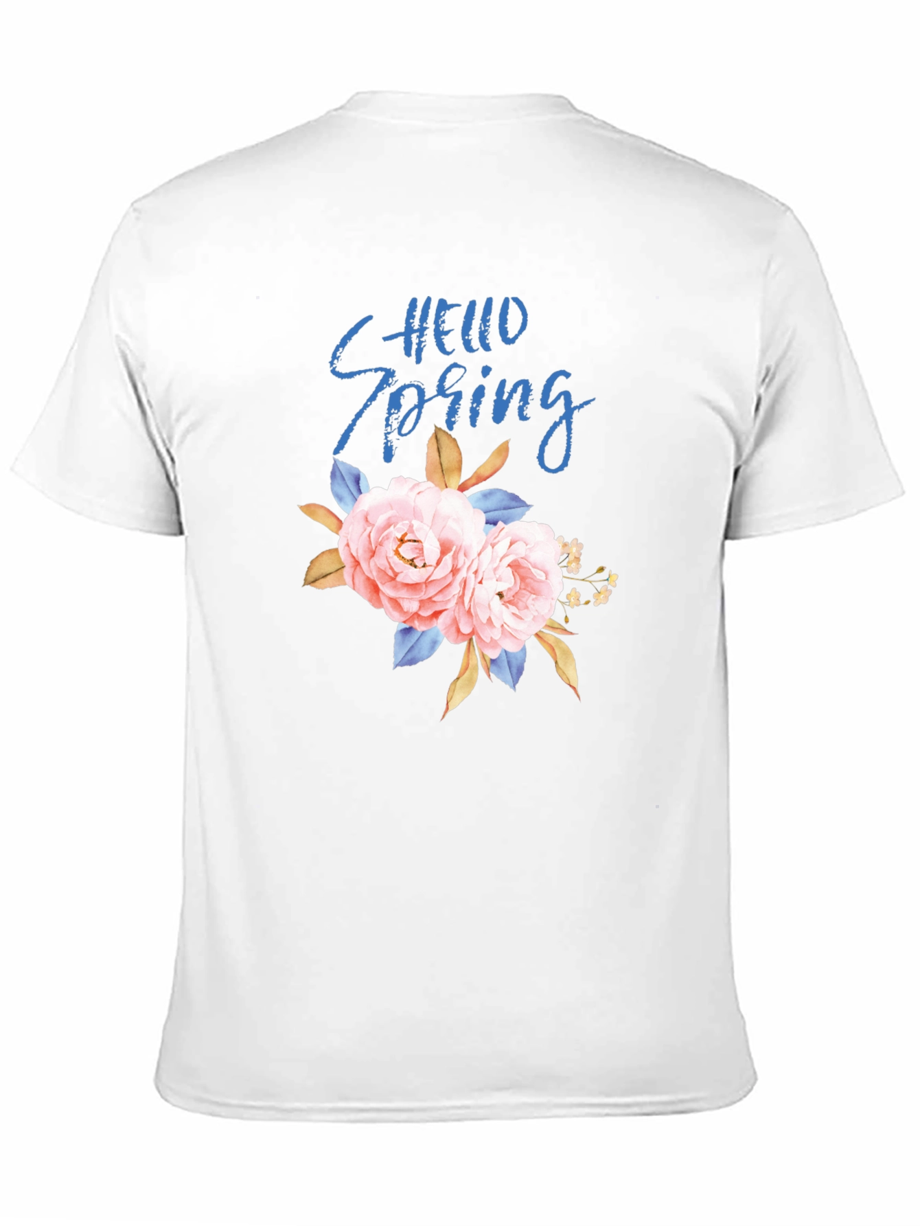 Hello Spring Floral Graphic Tee
