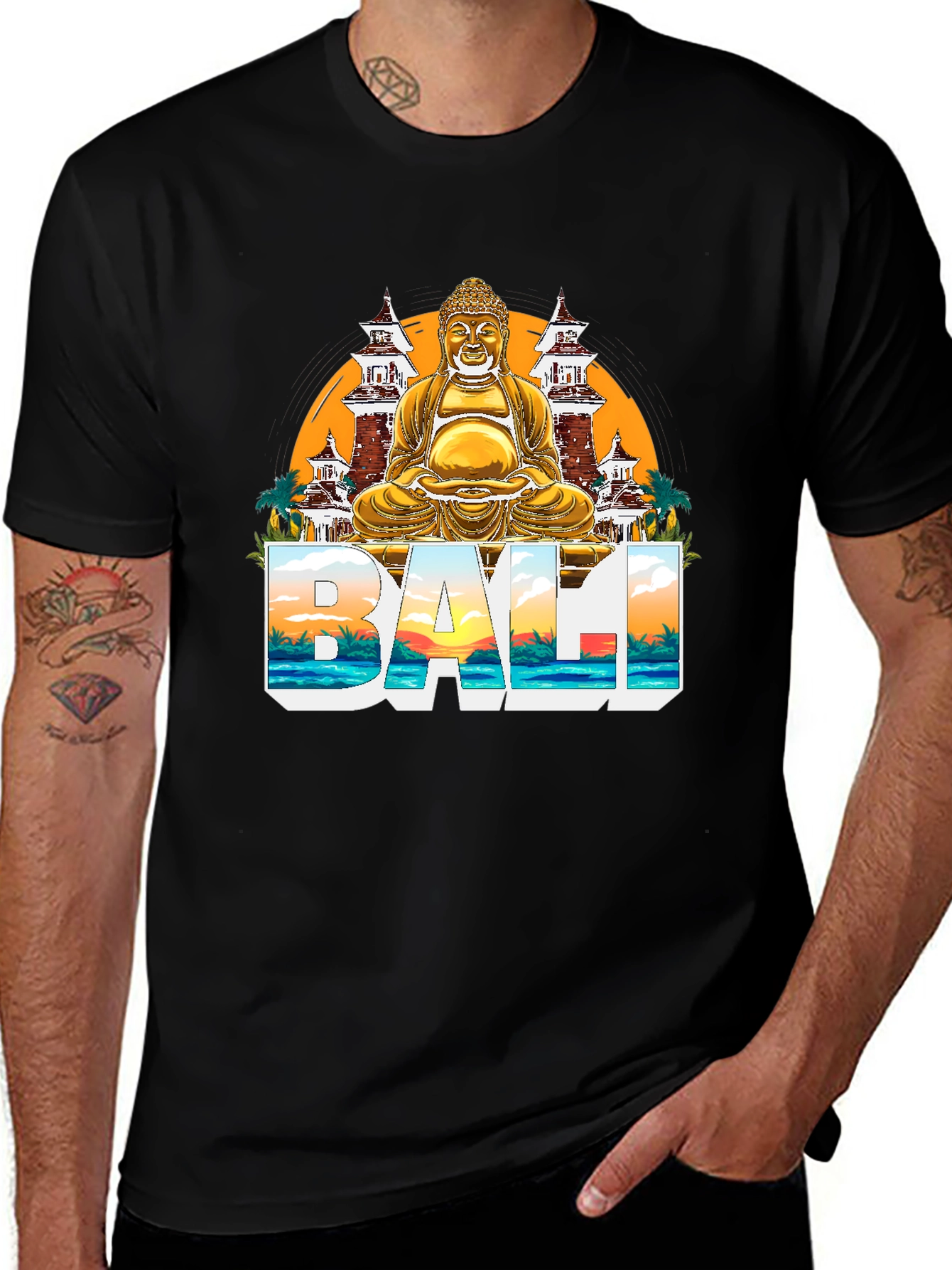 Bali Graphic Tee - Island Vibes T-Shirt