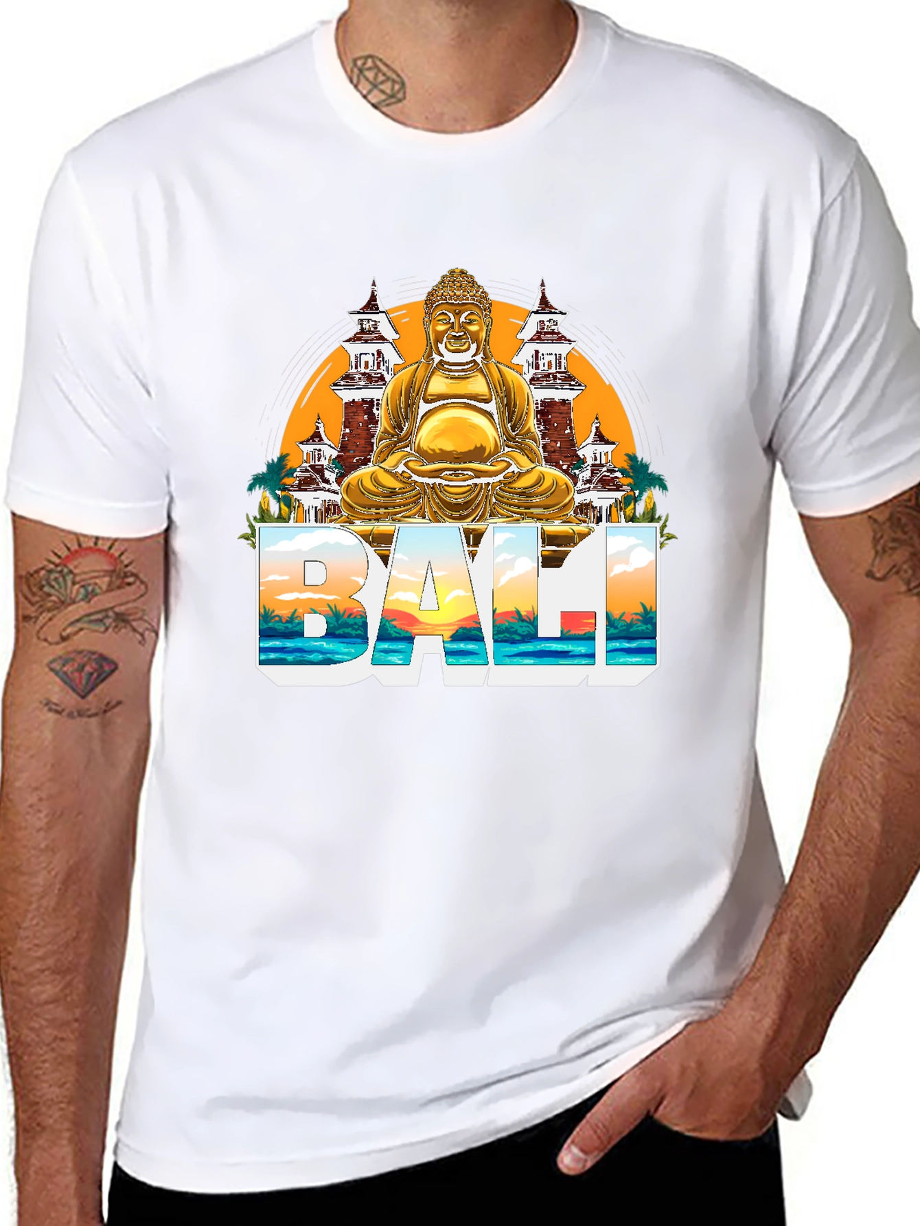 Bali Graphic Tee - Island Vibes T-Shirt