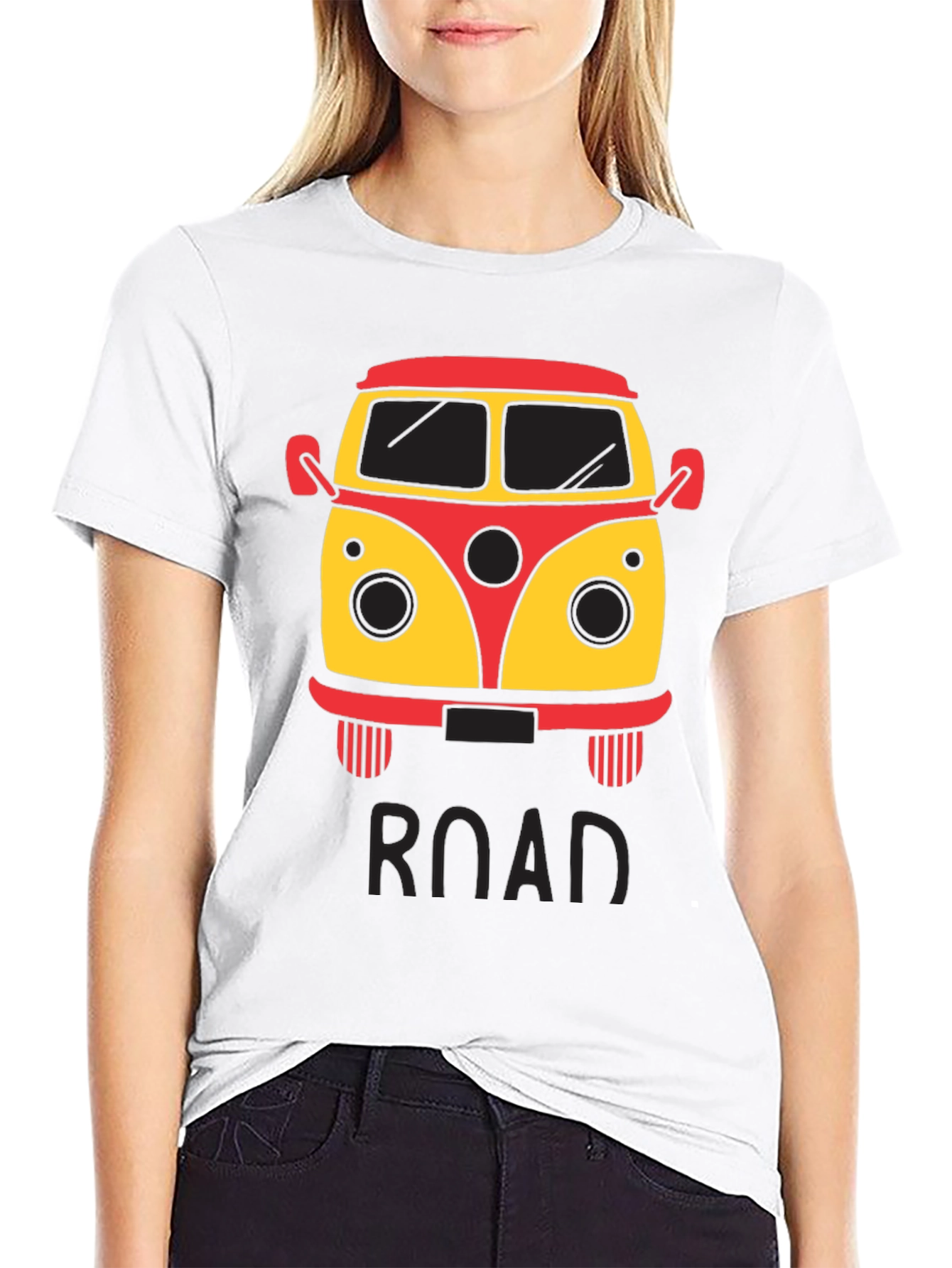 Retro Road Trip T-Shirt - Classic Van Design