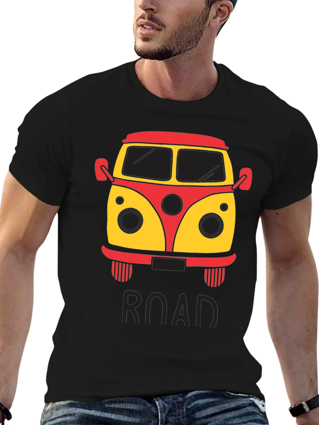 Retro Road Trip T-Shirt - Classic Van Design