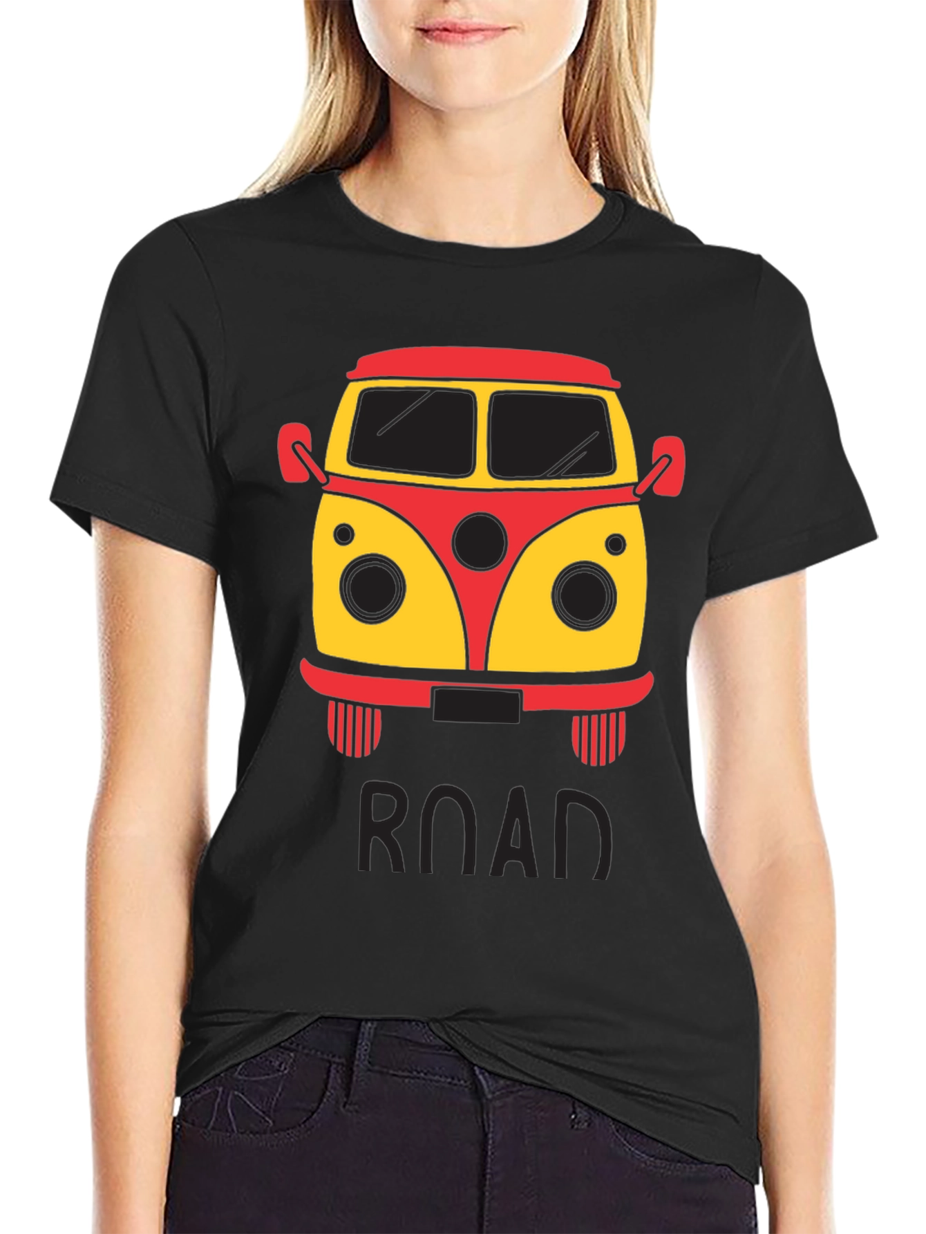 Retro Road Trip T-Shirt - Classic Van Design
