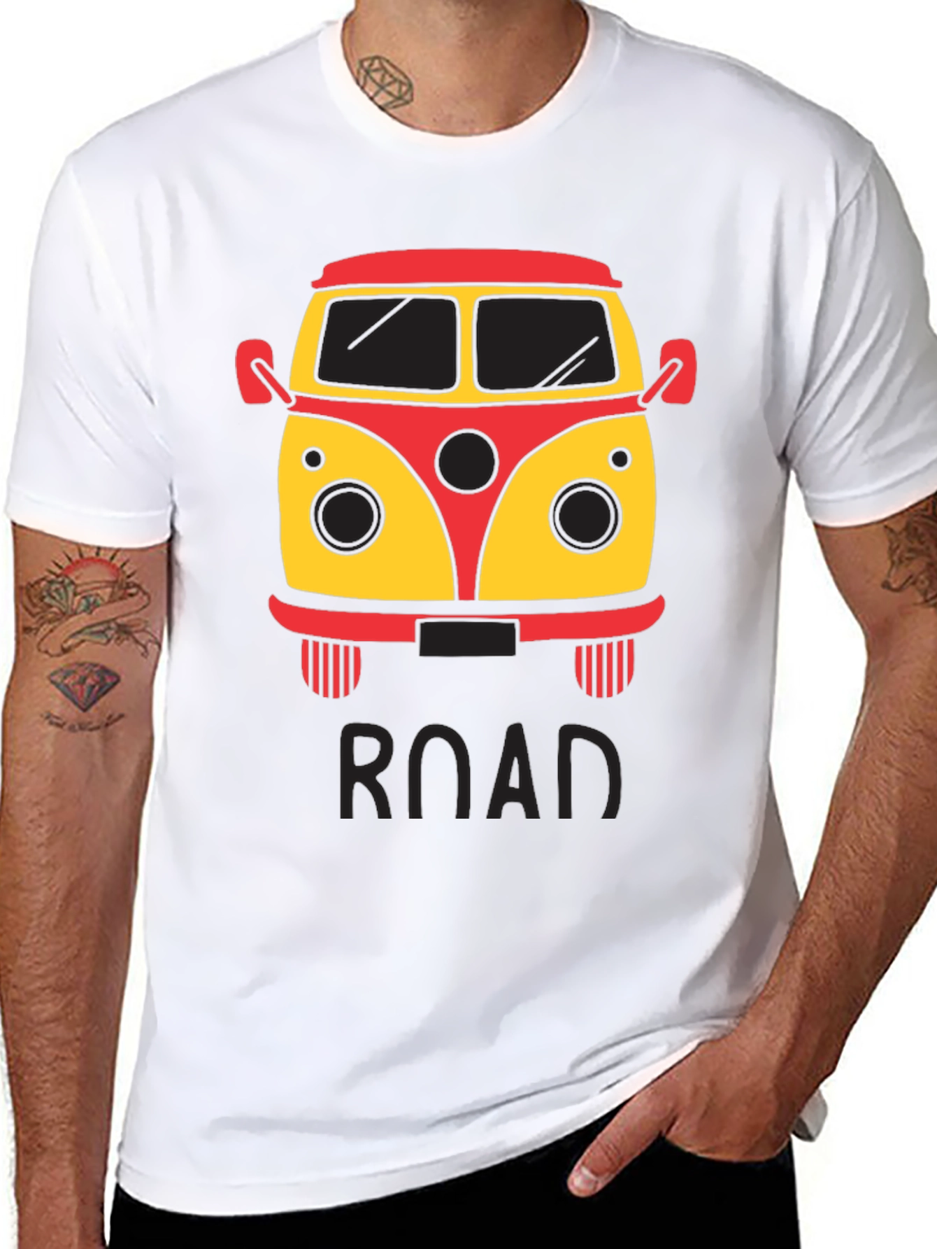 Retro Road Trip T-Shirt - Classic Van Design
