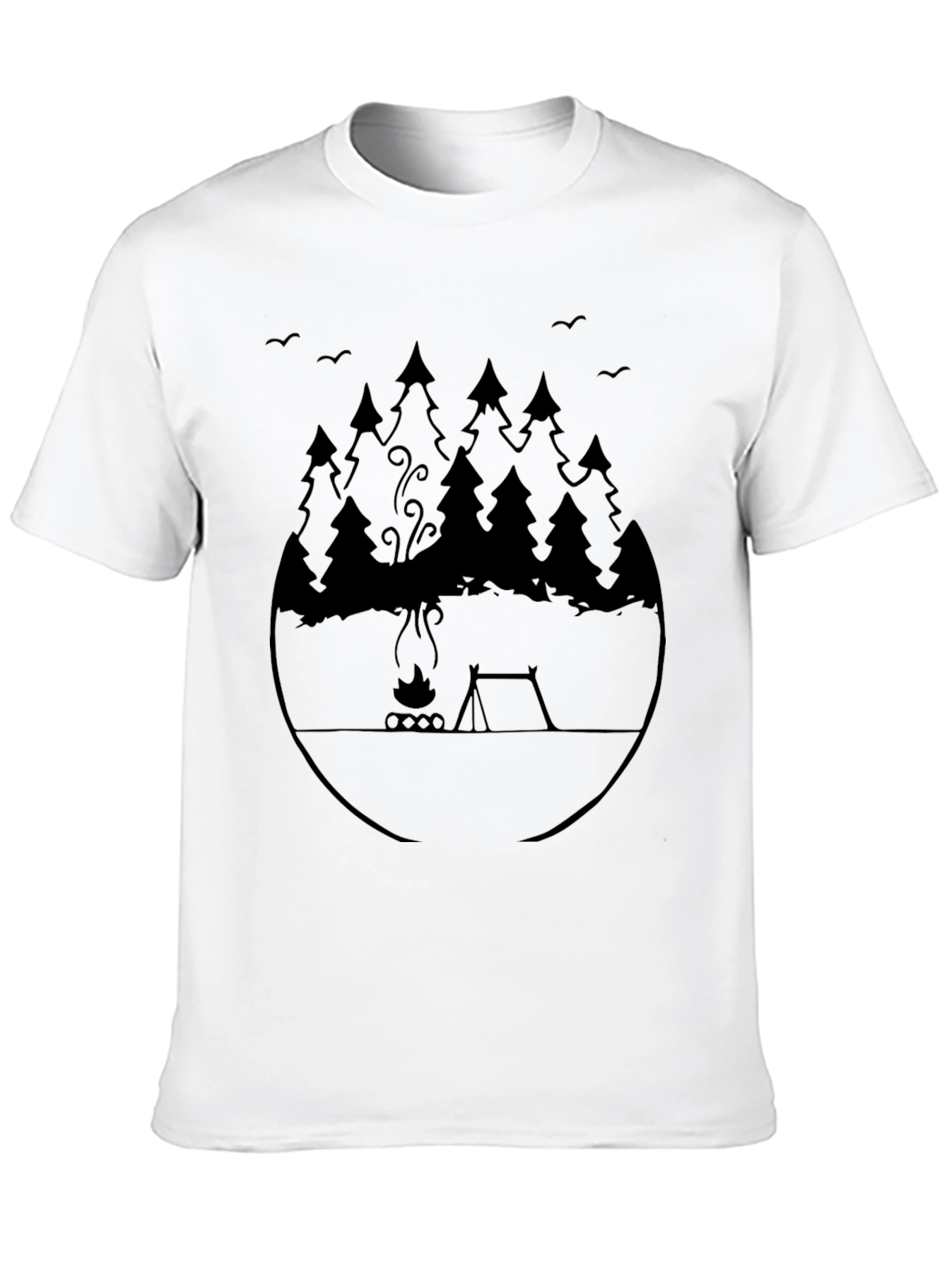 Nature Camping T-Shirt - Adventure Awaits!