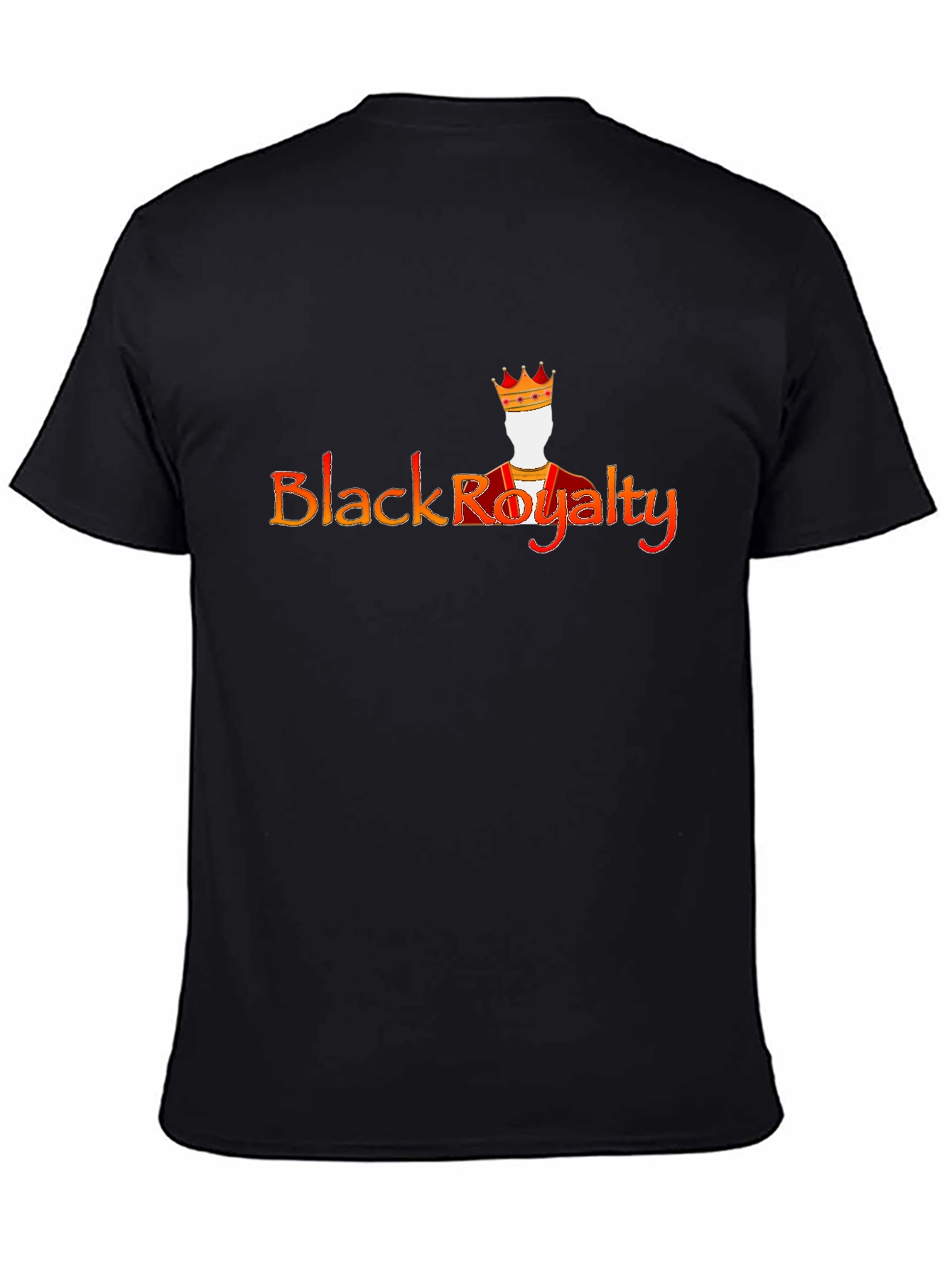 Black Royalty Graphic Tee - Statement Shirt