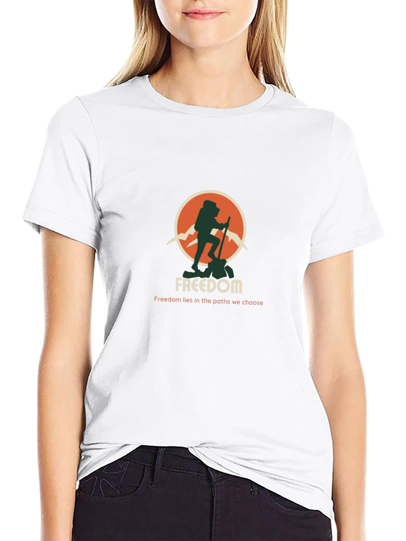 Freedom Hiker Graphic Tee - Adventure Awaits!