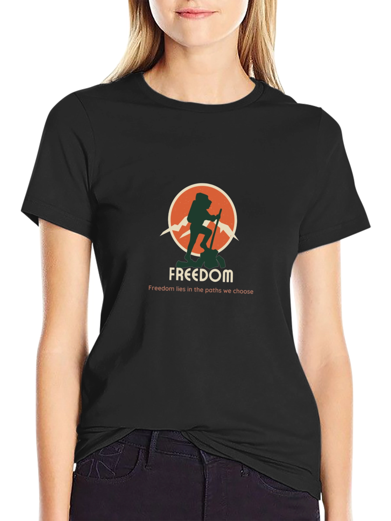 Freedom Hiker Graphic Tee - Adventure Awaits!