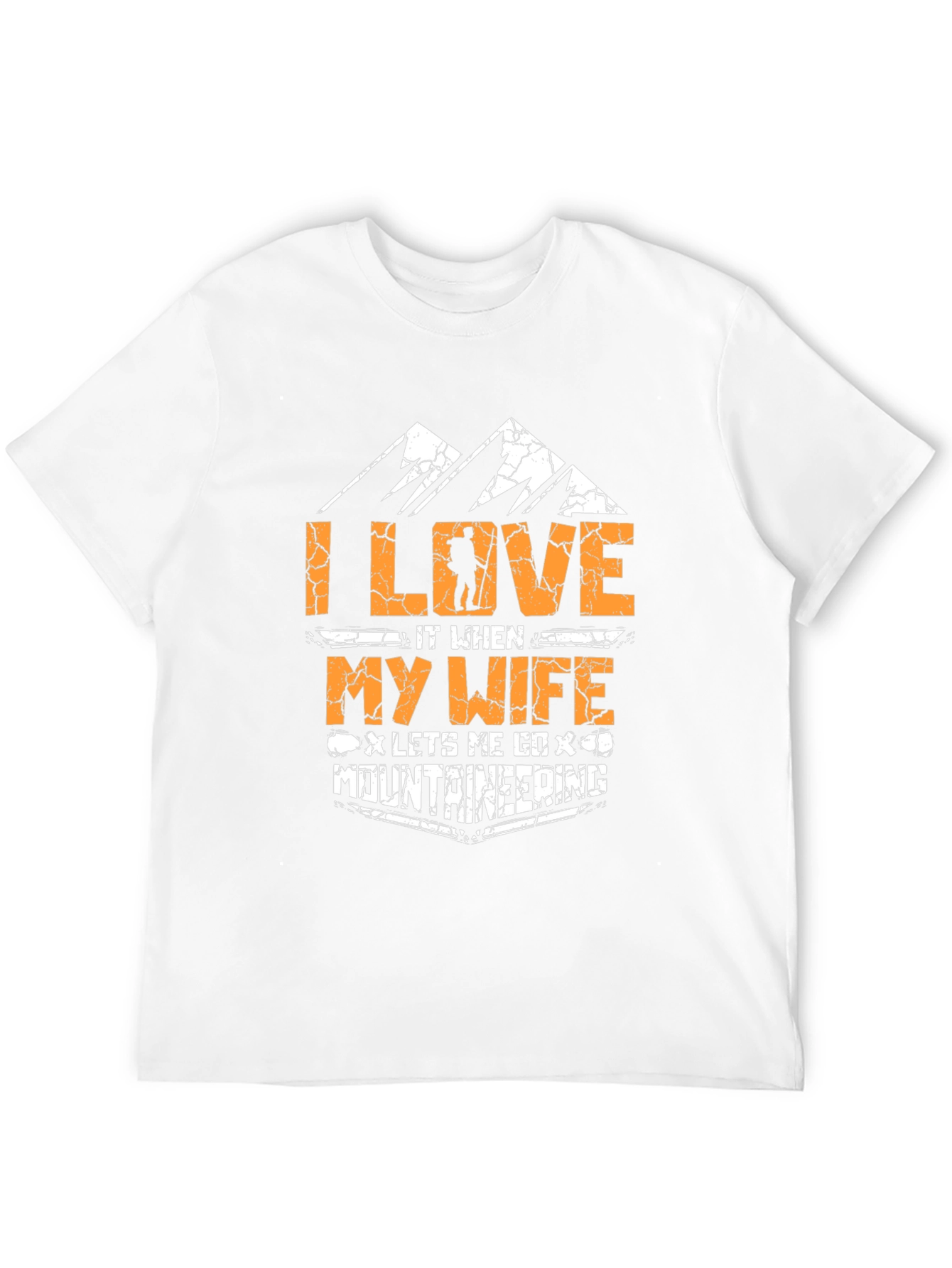 I Love My Wife Mountaineering Black T-Shirt