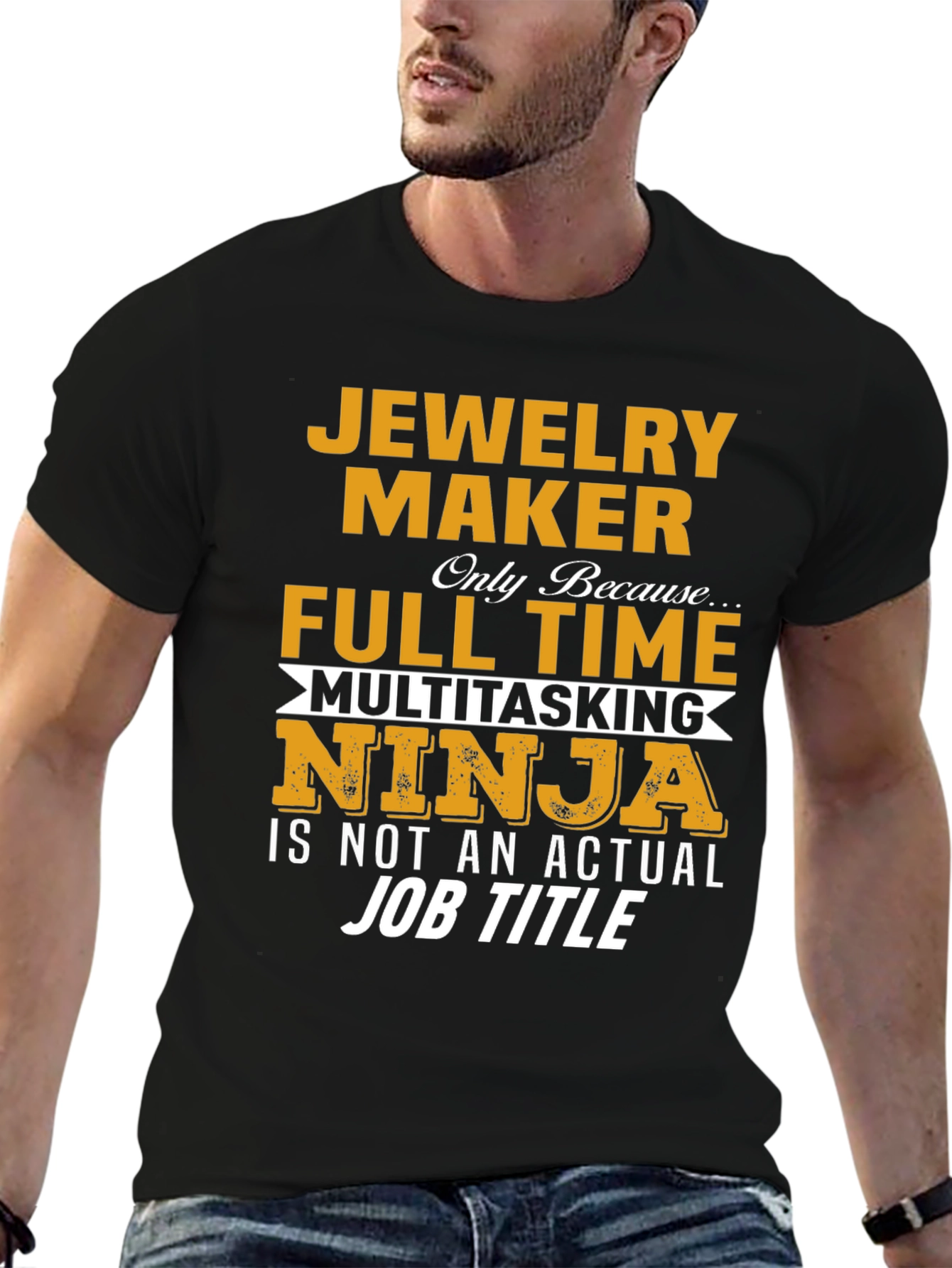 Jewelry Maker Full Time Multitasking Ninja T-Shirt