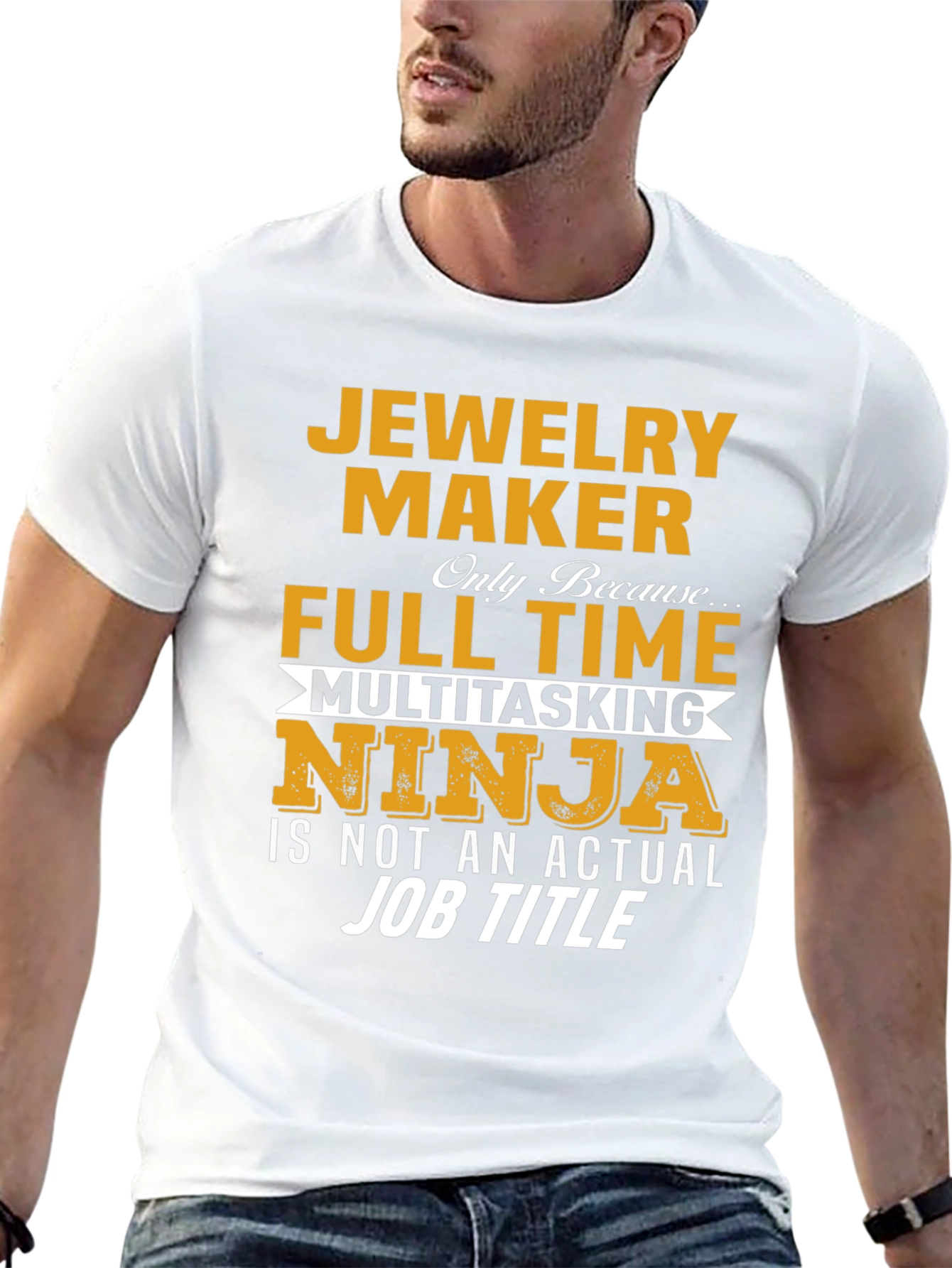 Jewelry Maker Full Time Multitasking Ninja T-Shirt