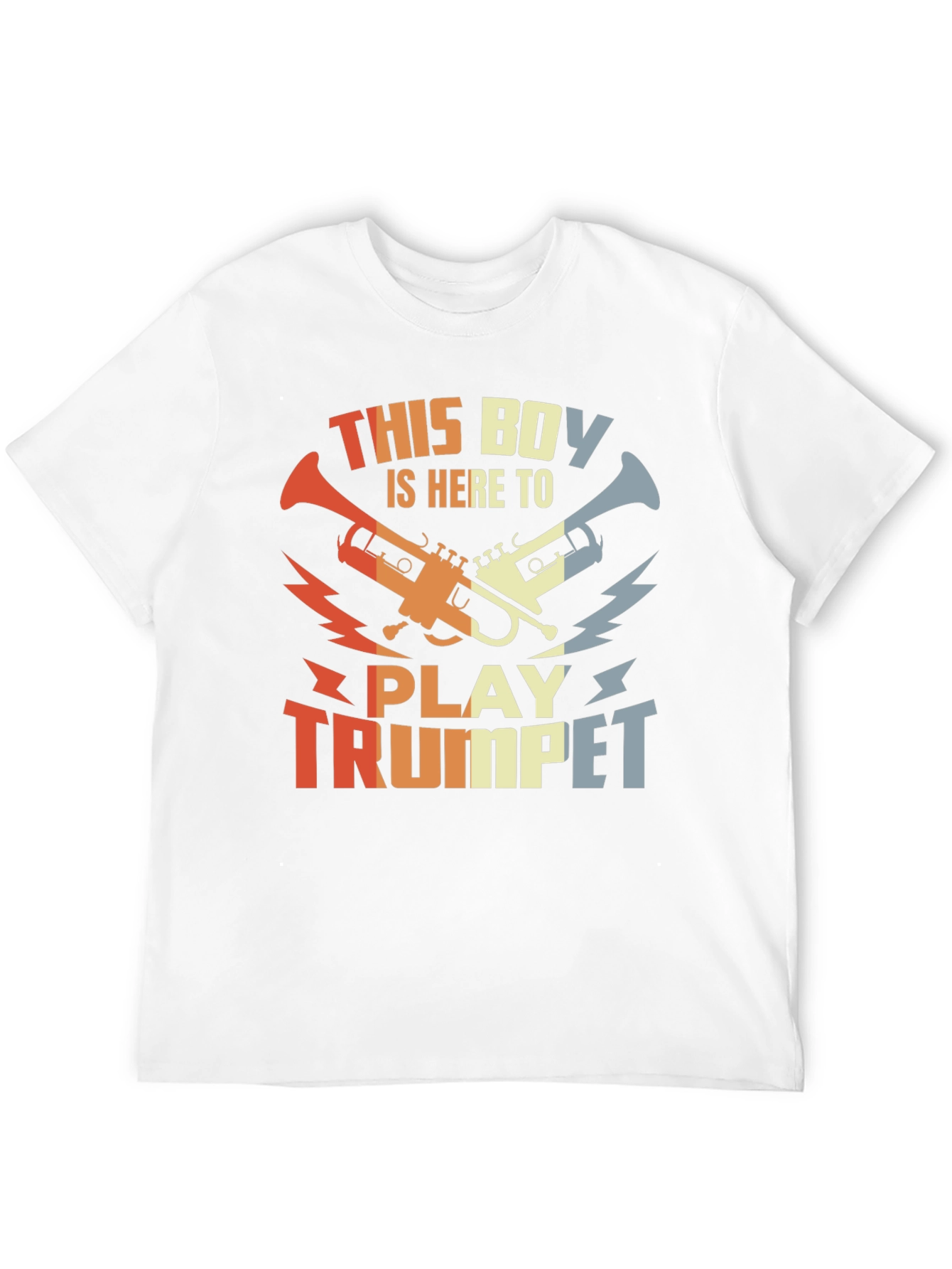 This Boy Plays Trumpet T-Shirt - Retro Music Tee