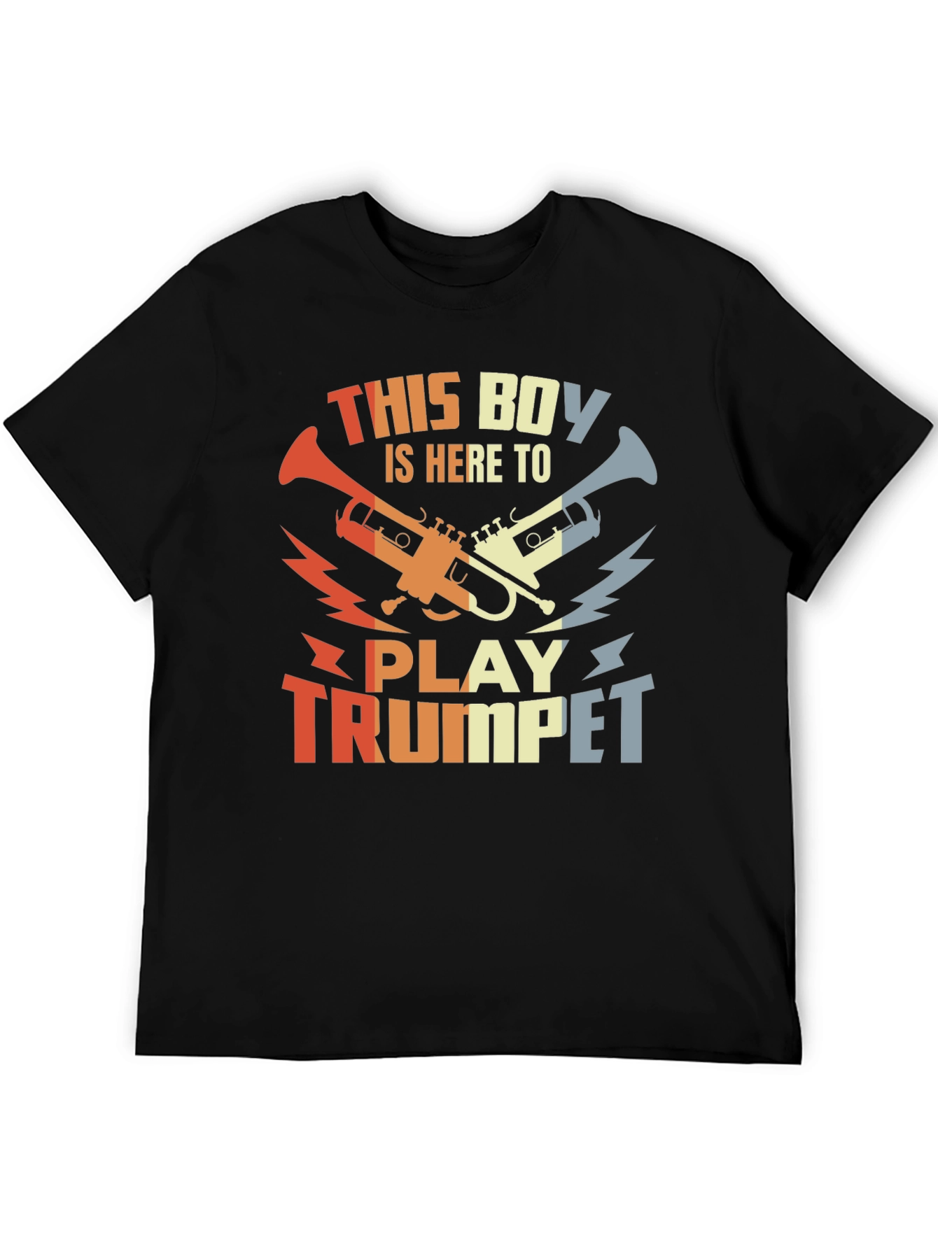 This Boy Plays Trumpet T-Shirt - Retro Music Tee