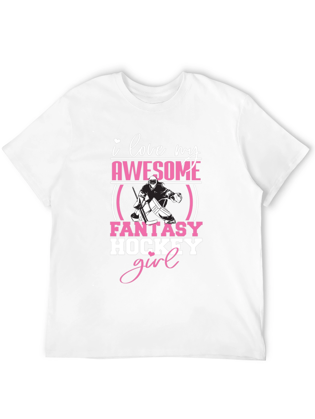 Awesome Fantasy Hockey Girl T-Shirt