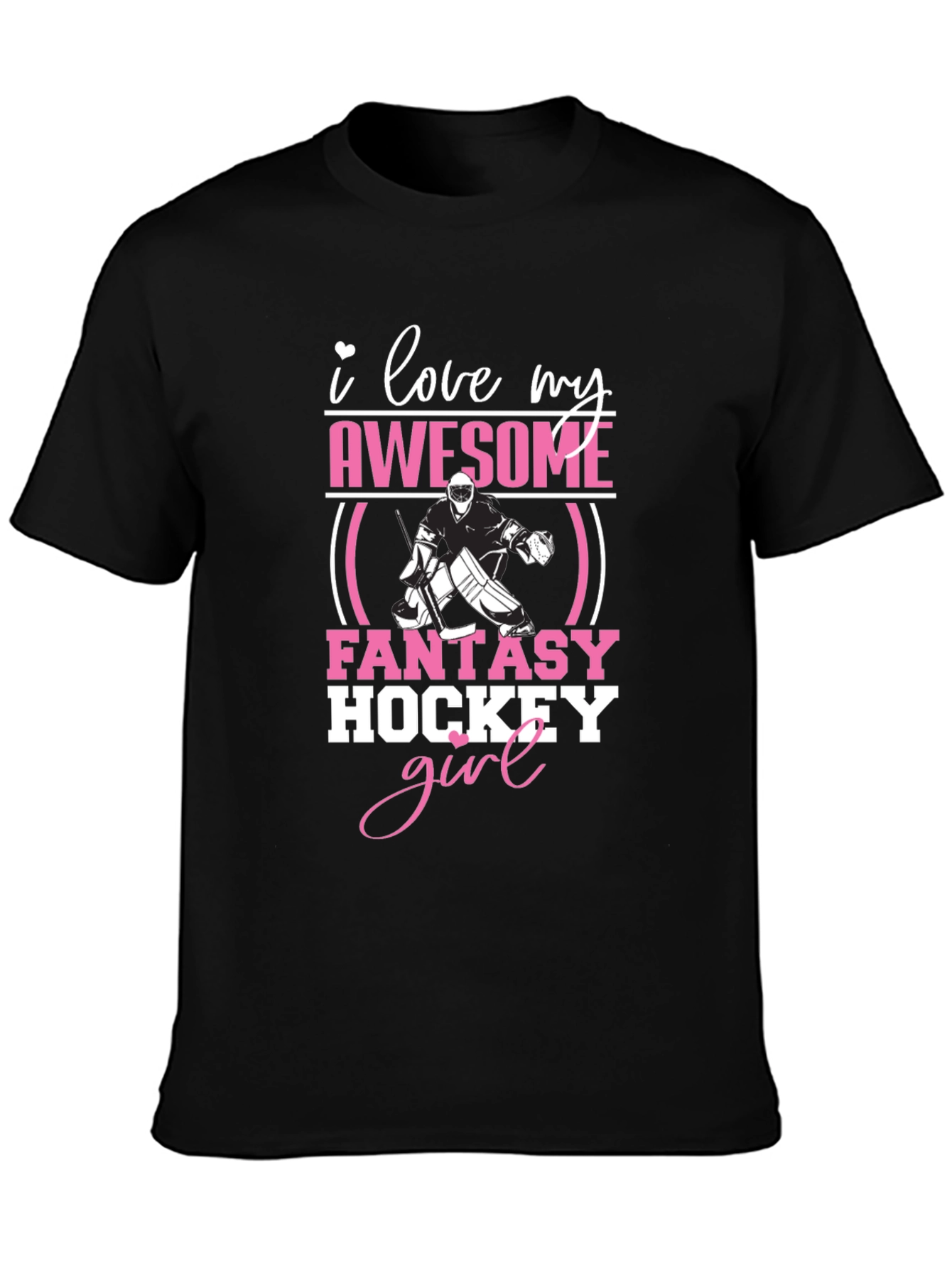 Awesome Fantasy Hockey Girl T-Shirt