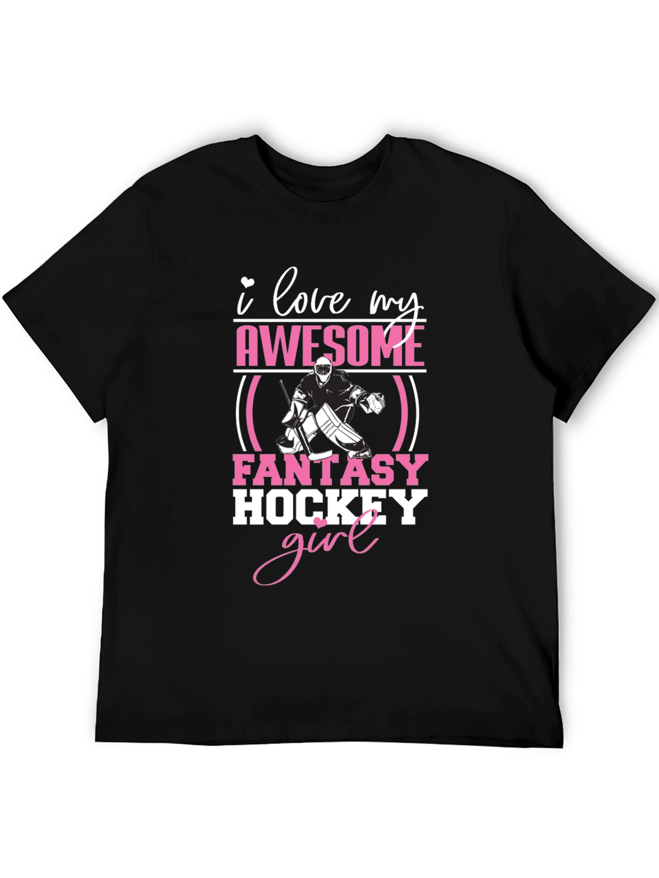 Awesome Fantasy Hockey Girl T-Shirt
