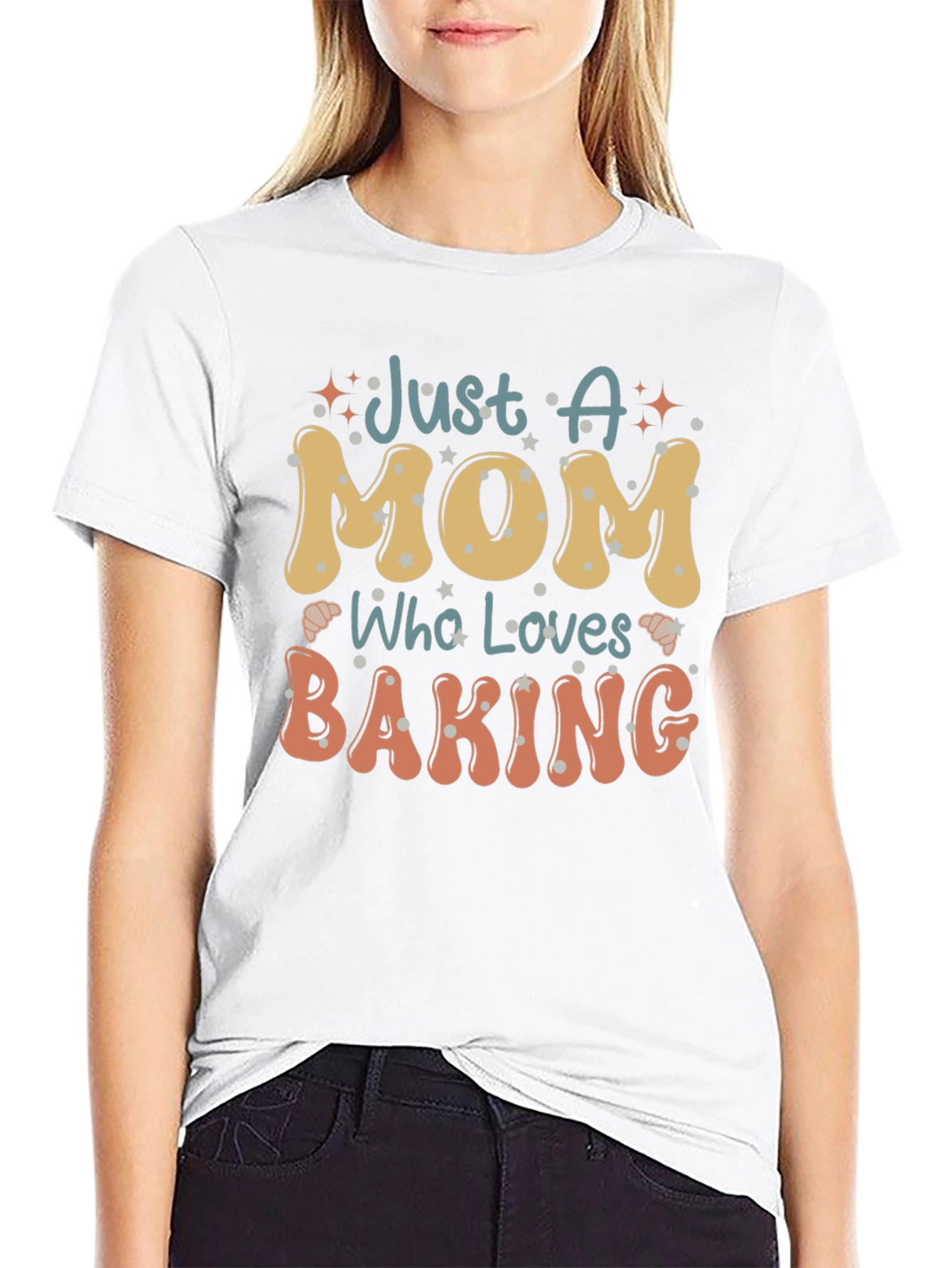 Just a Mom Who Loves Baking T-Shirt