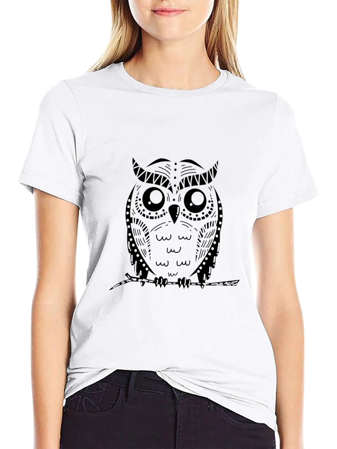 Black Owl Graphic Tee