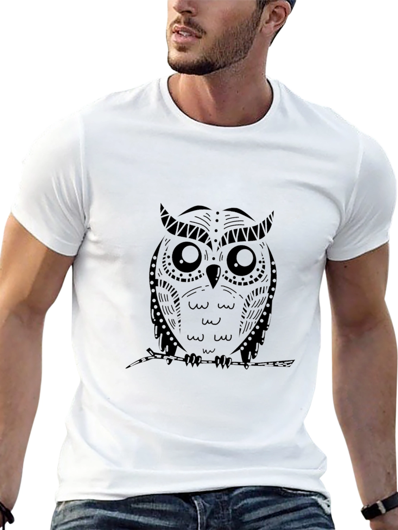 Black Owl Graphic Tee