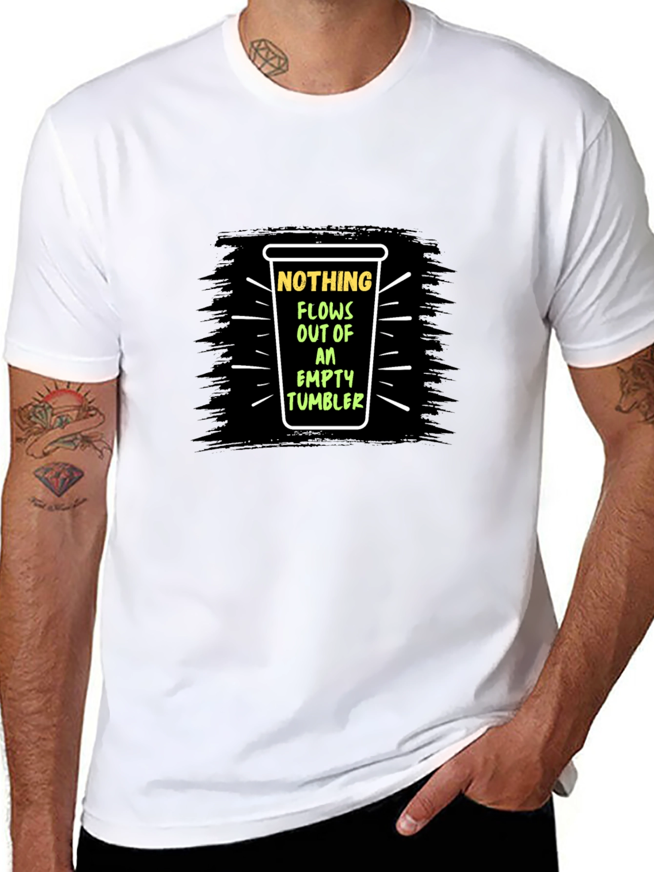 Empty Tumbler Graphic T-Shirt