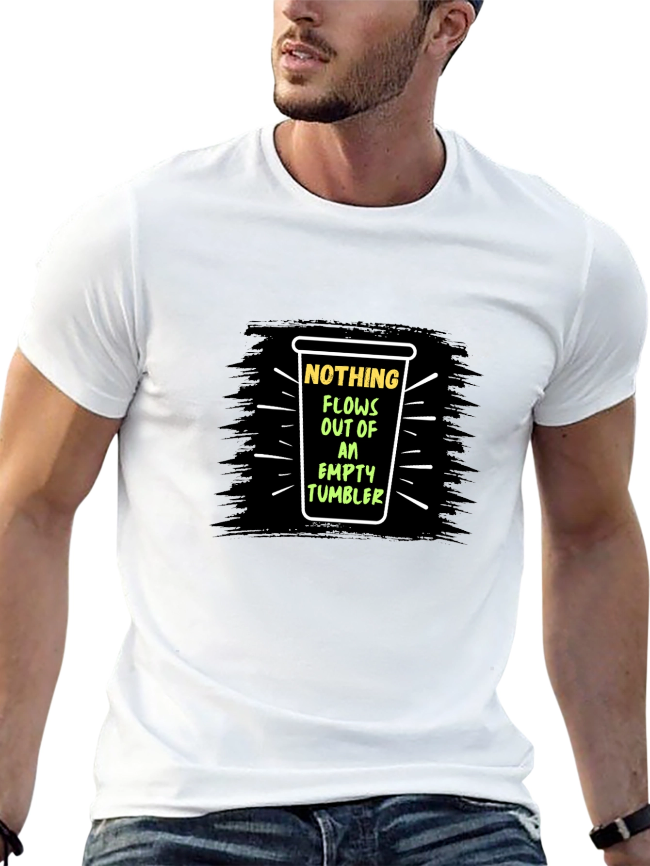 Empty Tumbler Graphic T-Shirt