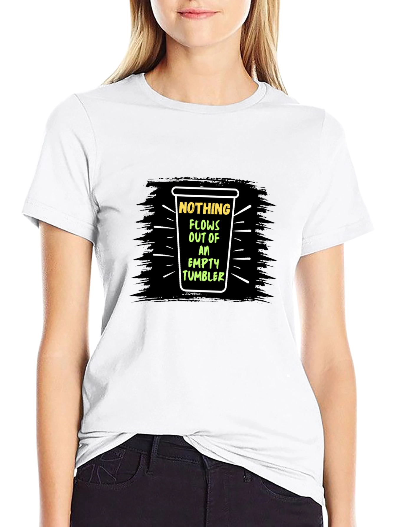 Empty Tumbler Graphic T-Shirt