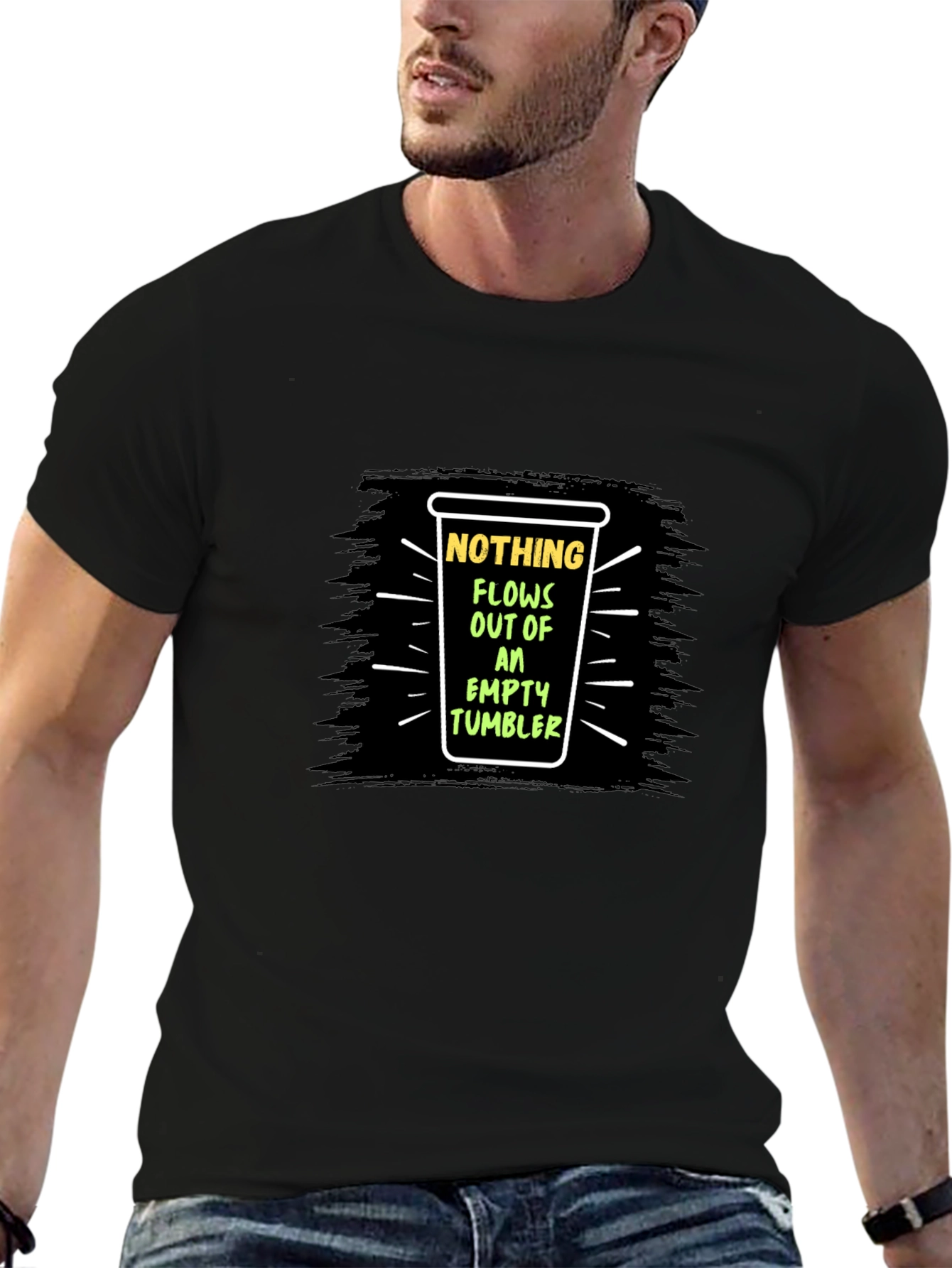 Empty Tumbler Graphic T-Shirt